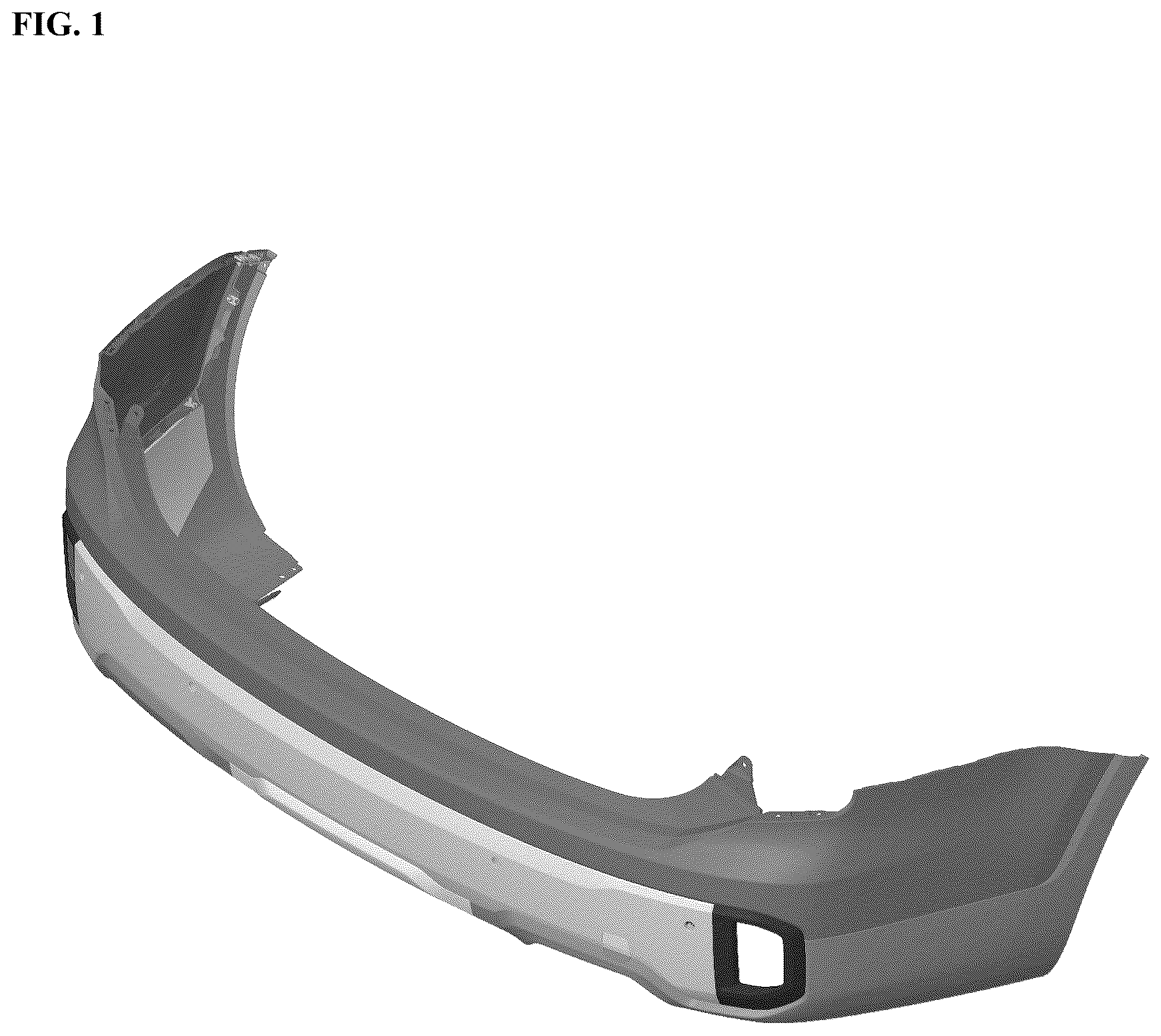 Patent USD1075590 — Rear bumper for an automobile — Figure 1