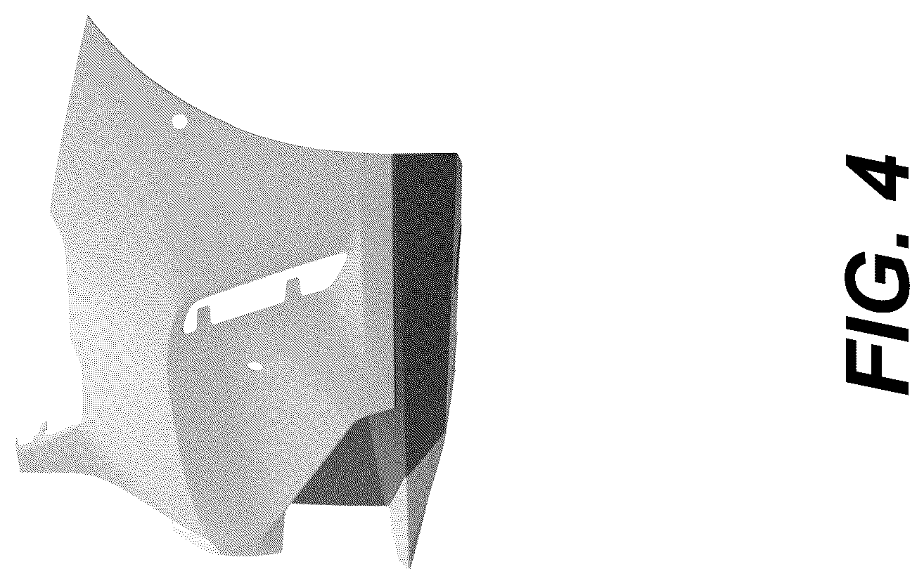 Patent USD1075592 Figure 4 – Front bumper for a vehicle