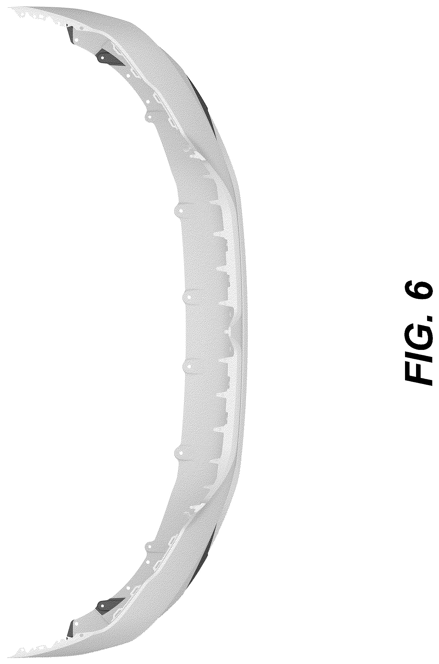 Patent USD1075592 Figure 6 – Front bumper for a vehicle
