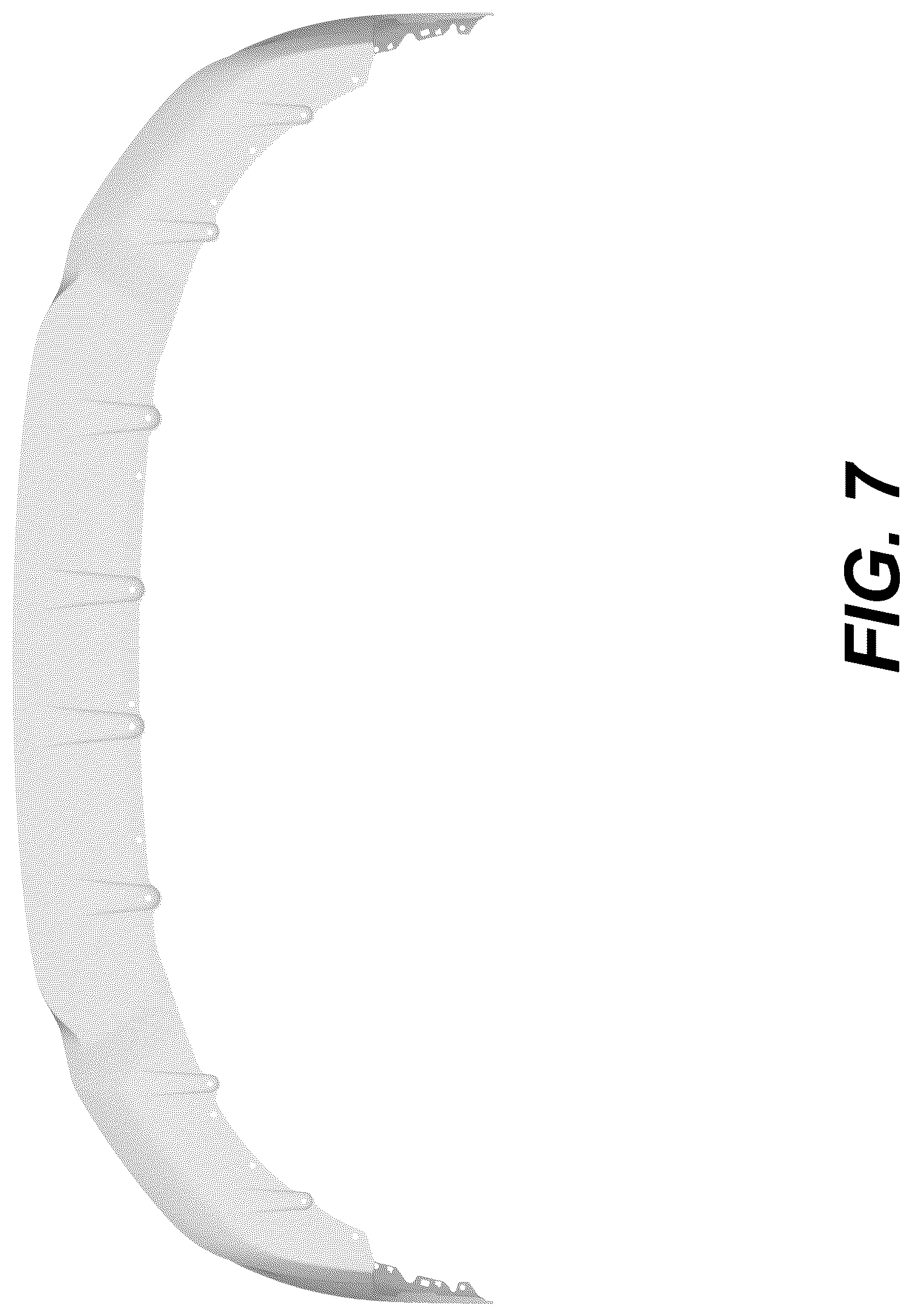 Patent USD1075593 Figure 7 – Front bumper for a vehicle
