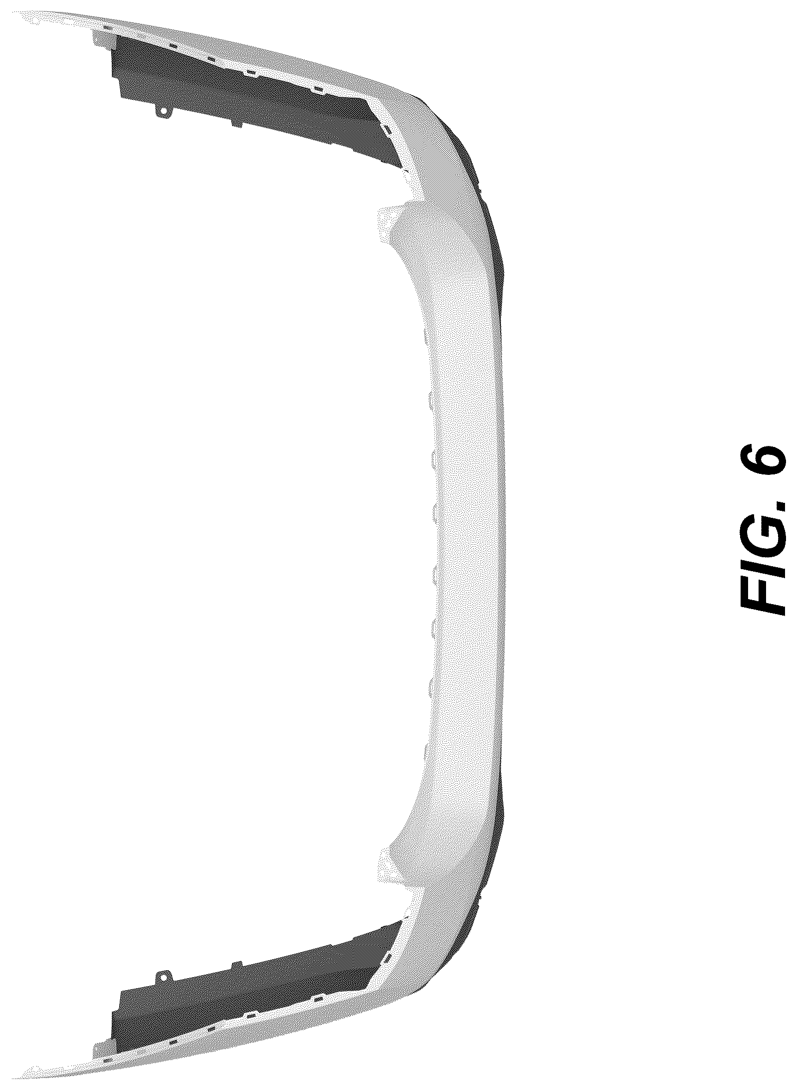 Patent USD1075594 Figure 6 – Rear bumper for a vehicle