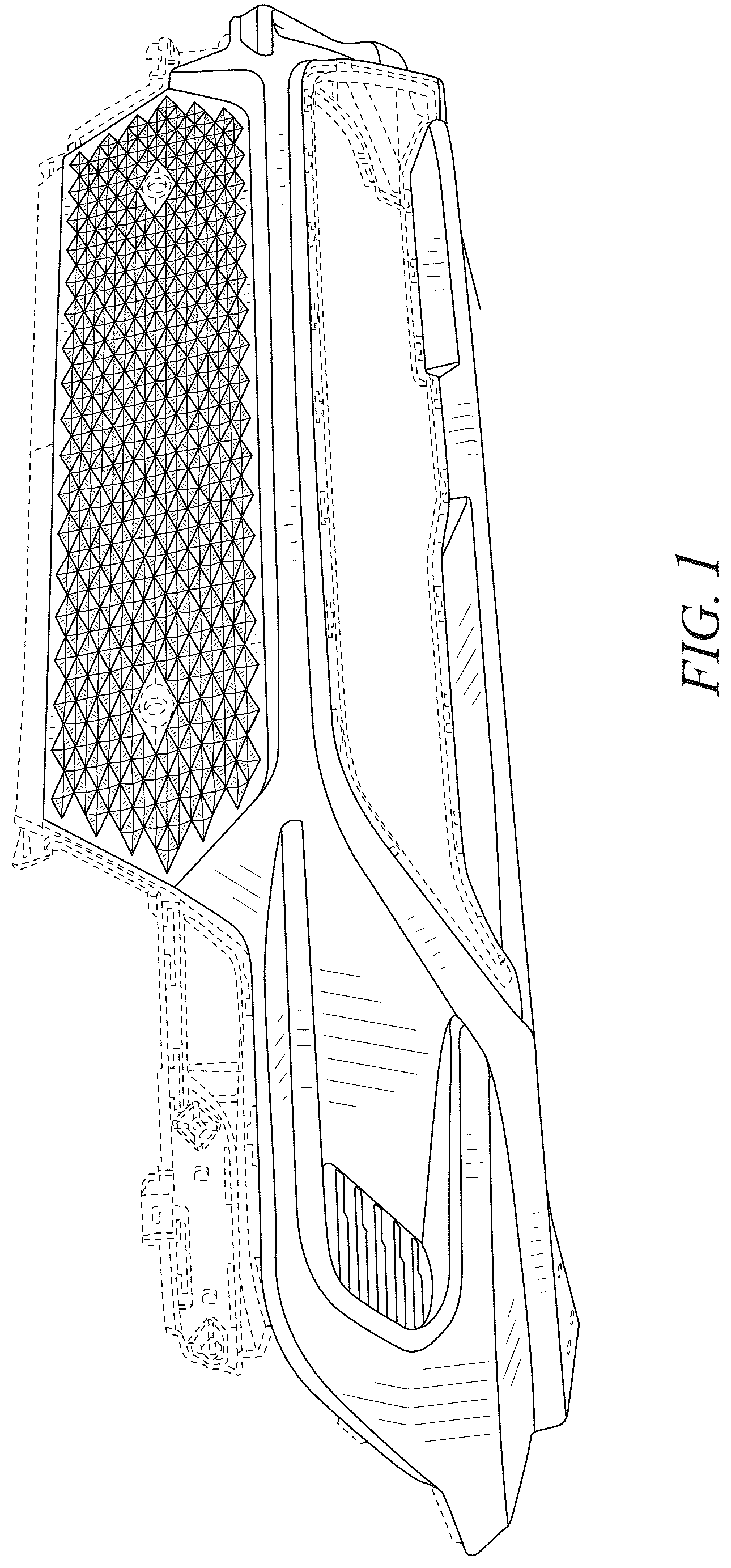 Patent USD1075595 — Vehicle rear lower fascia — Figure 1