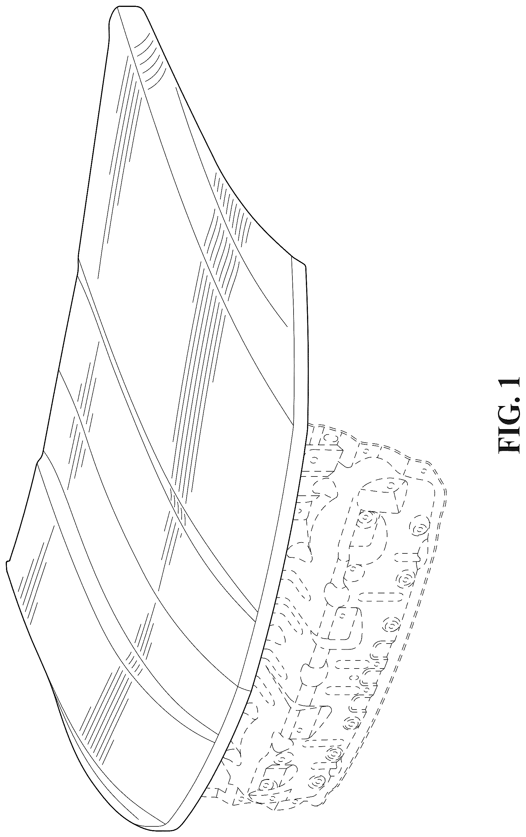Patent USD1075596 — Vehicle hood — Figure 1