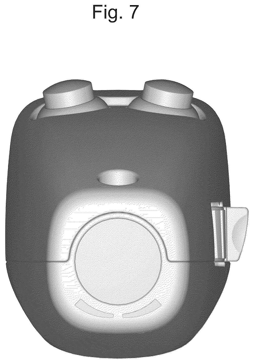 Patent USD1075597 Figure 7 – Joystick for tractor