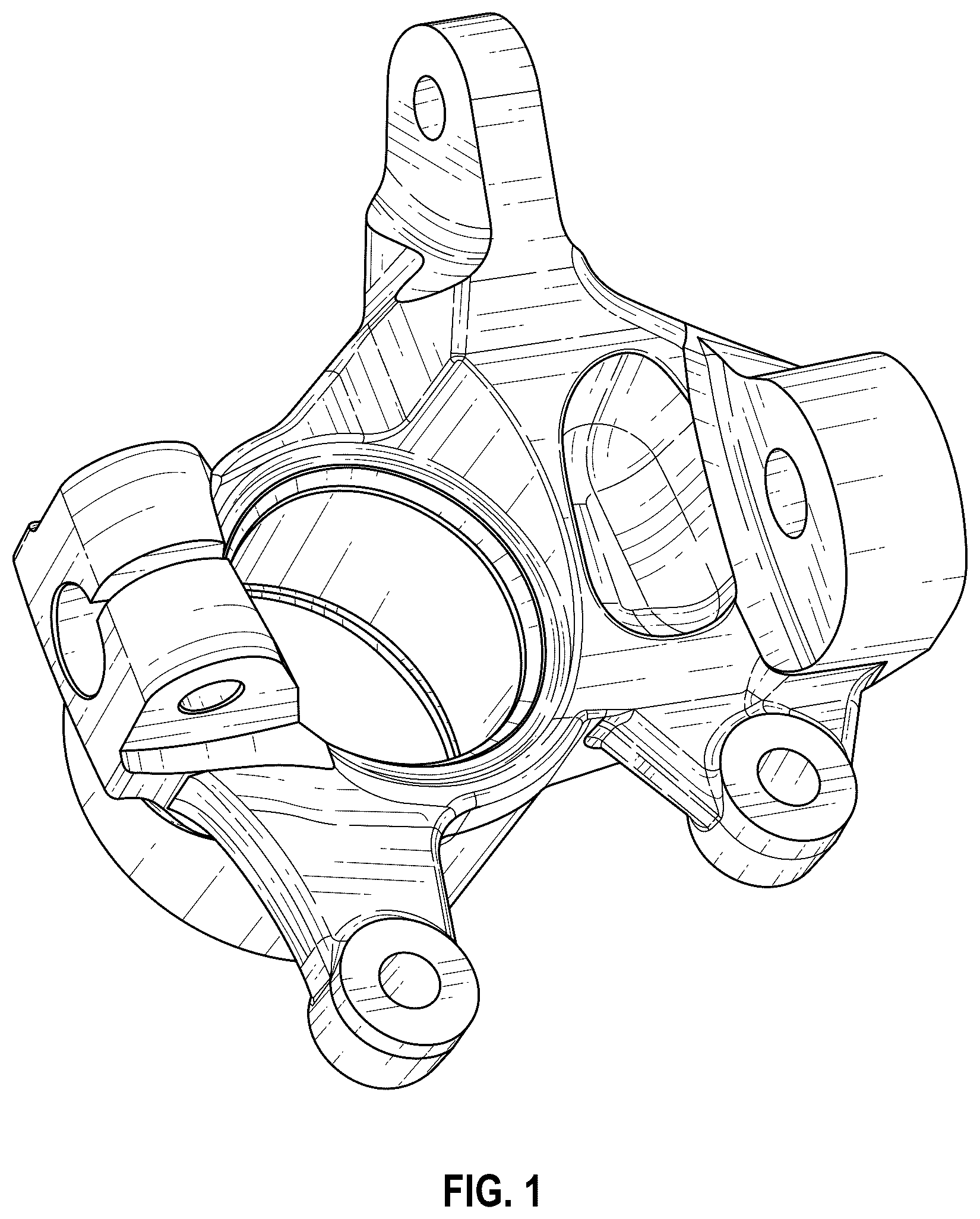 Patent USD1075598 Figure 1 – Steering knuckle