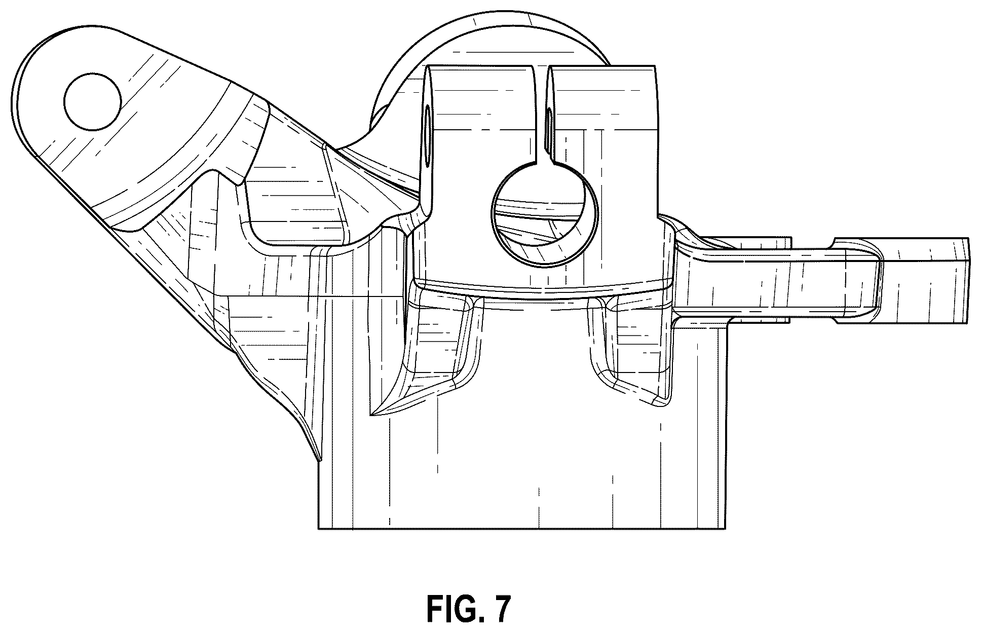 Patent USD1075598 Figure 7 – Steering knuckle