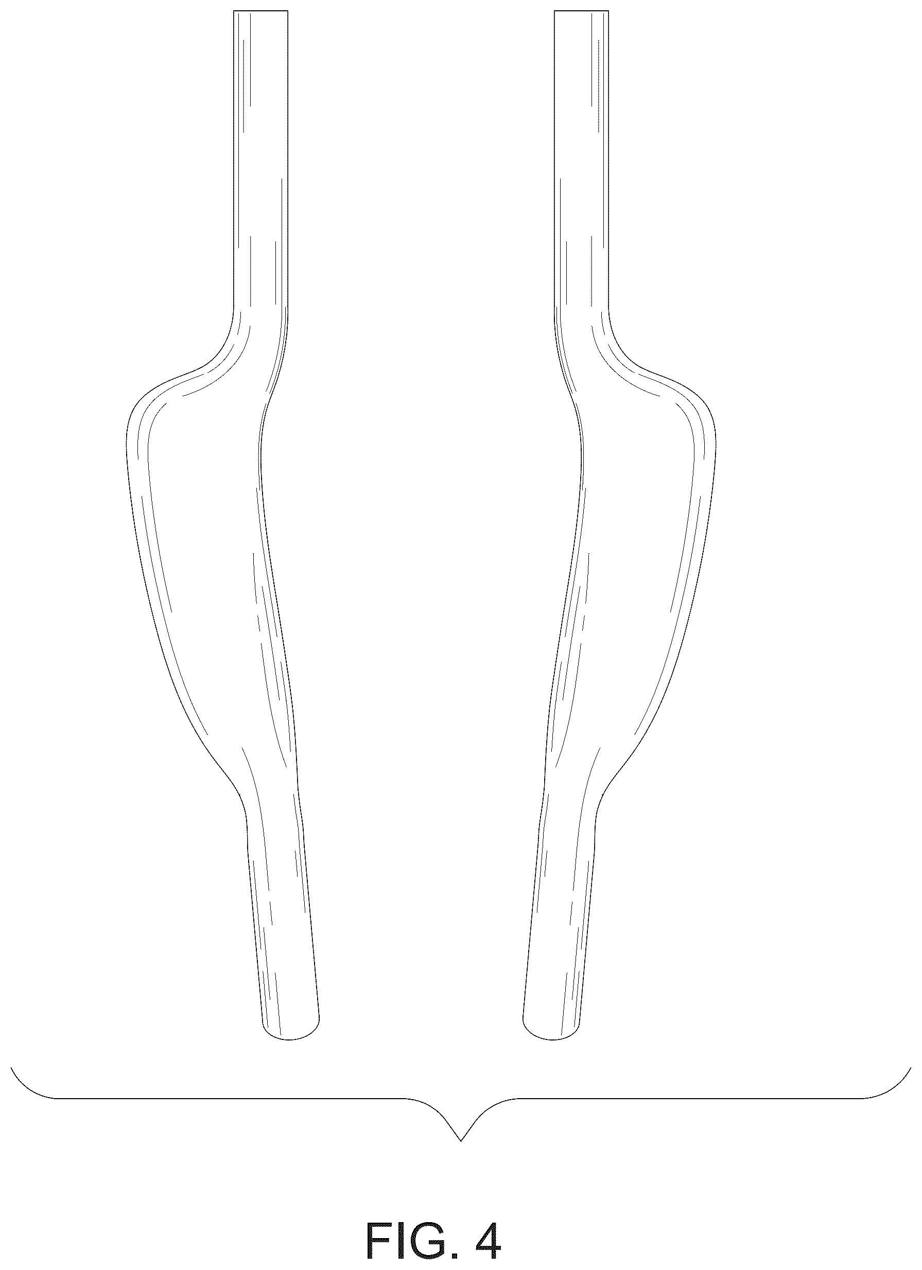 Patent USD1075599 Figure 4 – Bicycle handlebar