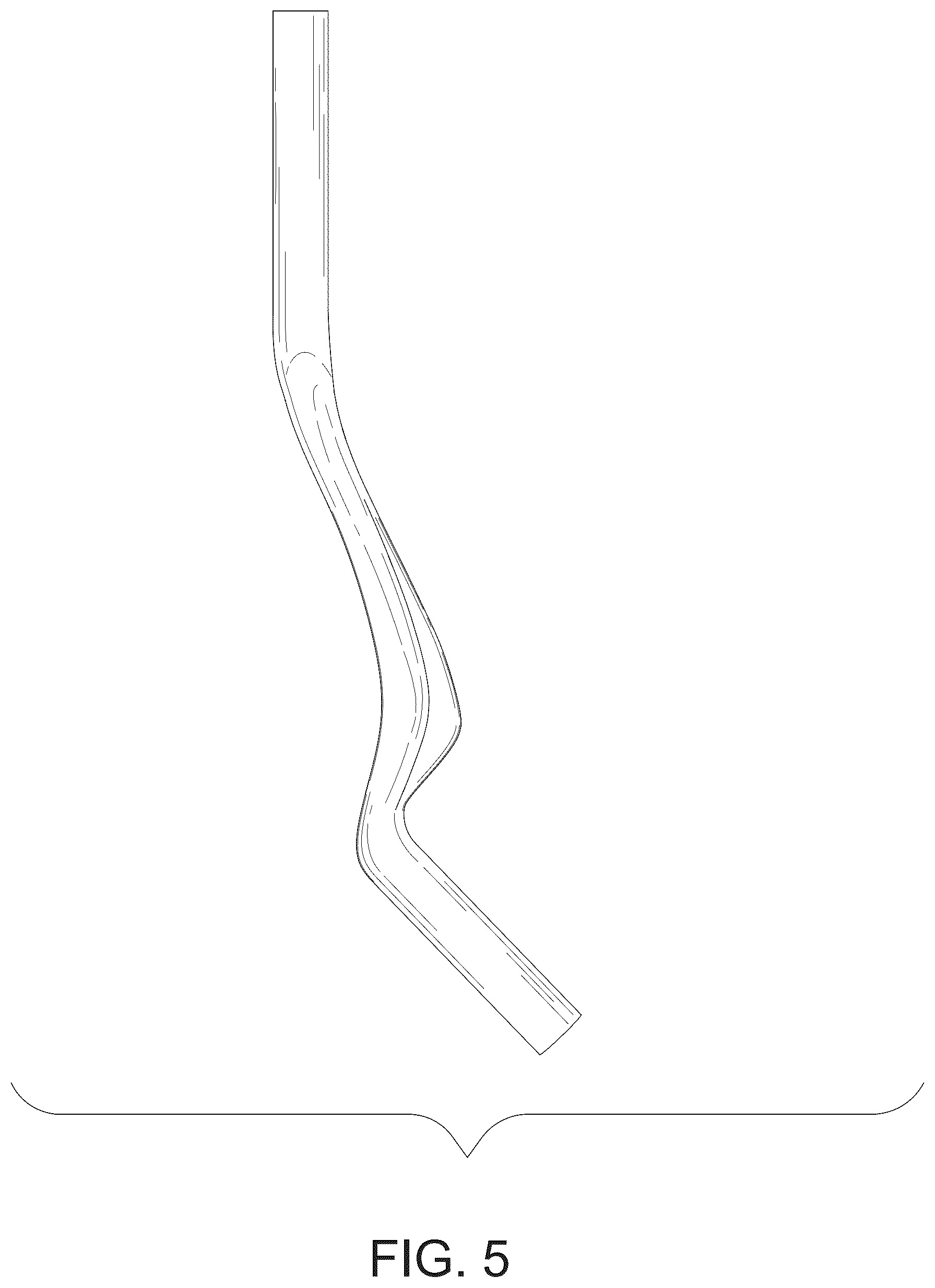 Patent USD1075599 Figure 5 – Bicycle handlebar