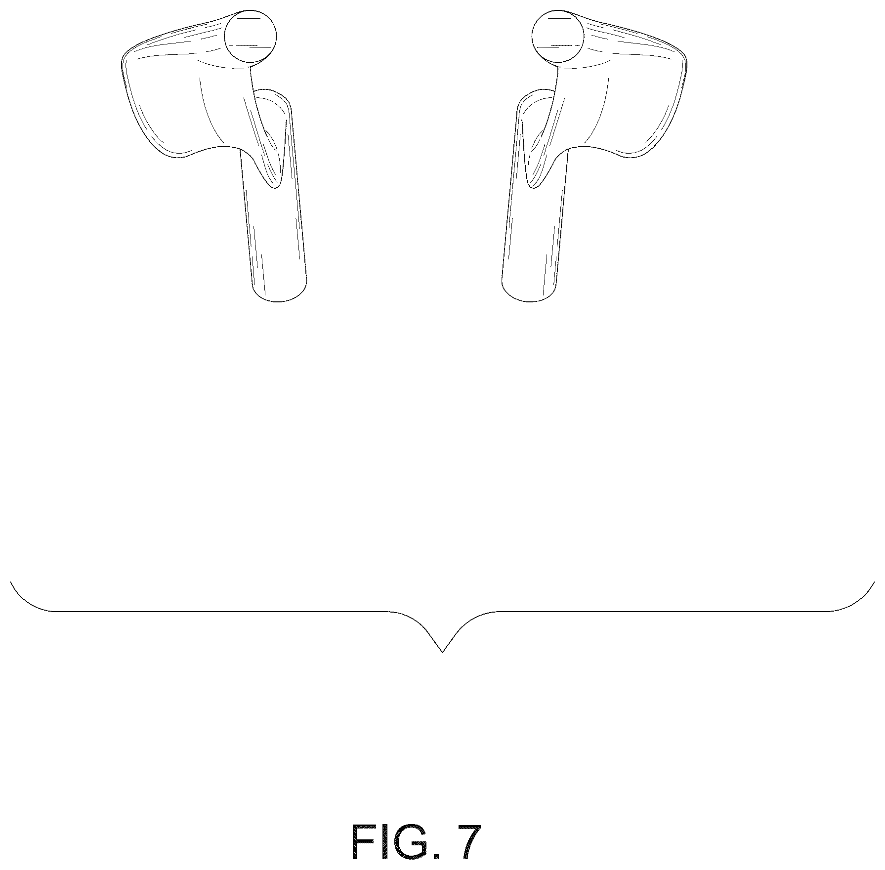 Patent USD1075599 Figure 7 – Bicycle handlebar