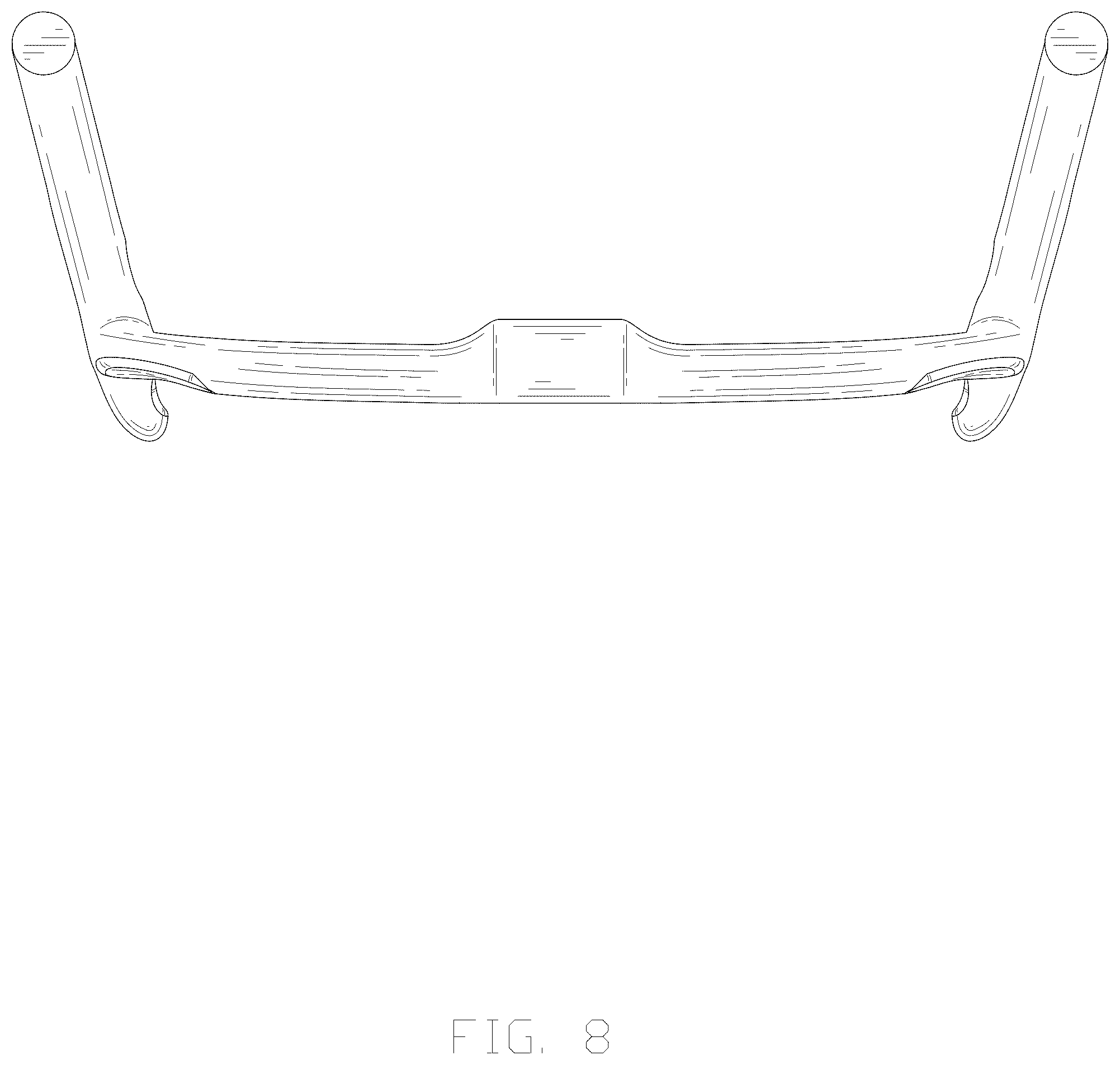 Patent USD1075600 Figure 8 – Bicycle handlebar
