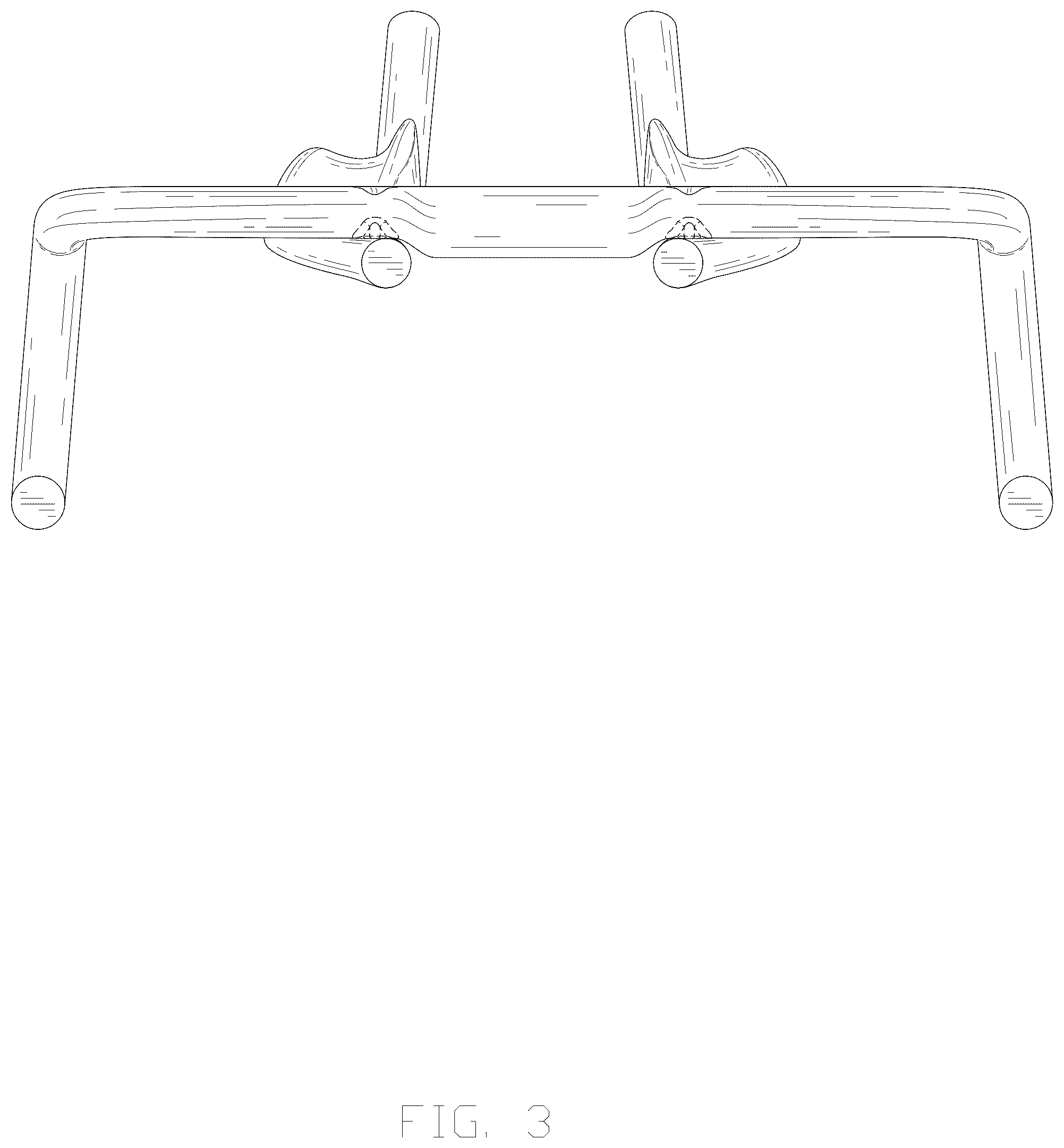 Patent USD1075601 Figure 3 – Bicycle handlebar