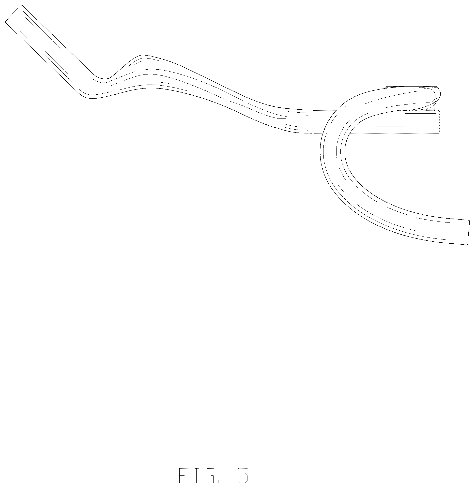 Patent USD1075601 Figure 5 – Bicycle handlebar