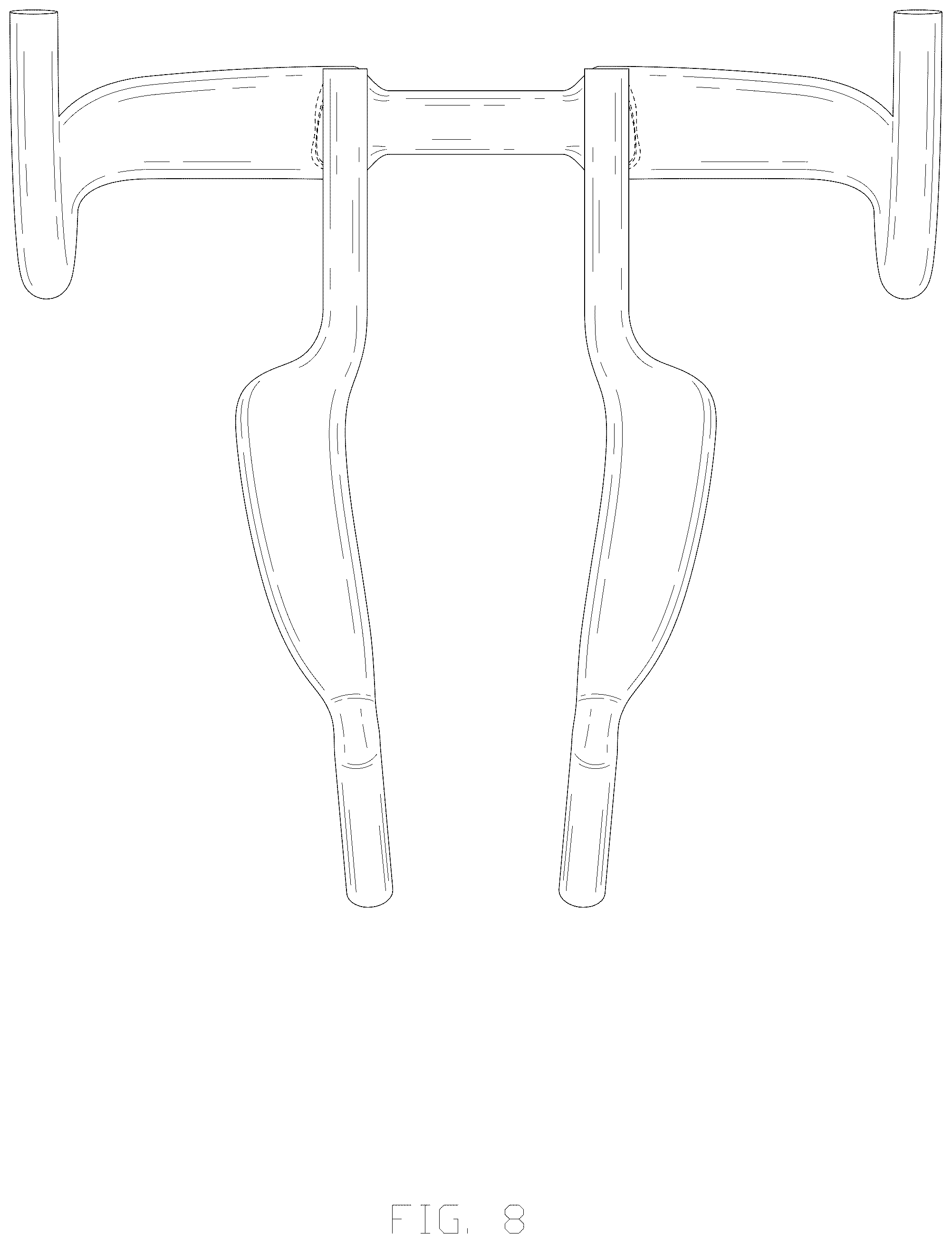 Patent USD1075601 Figure 8 – Bicycle handlebar