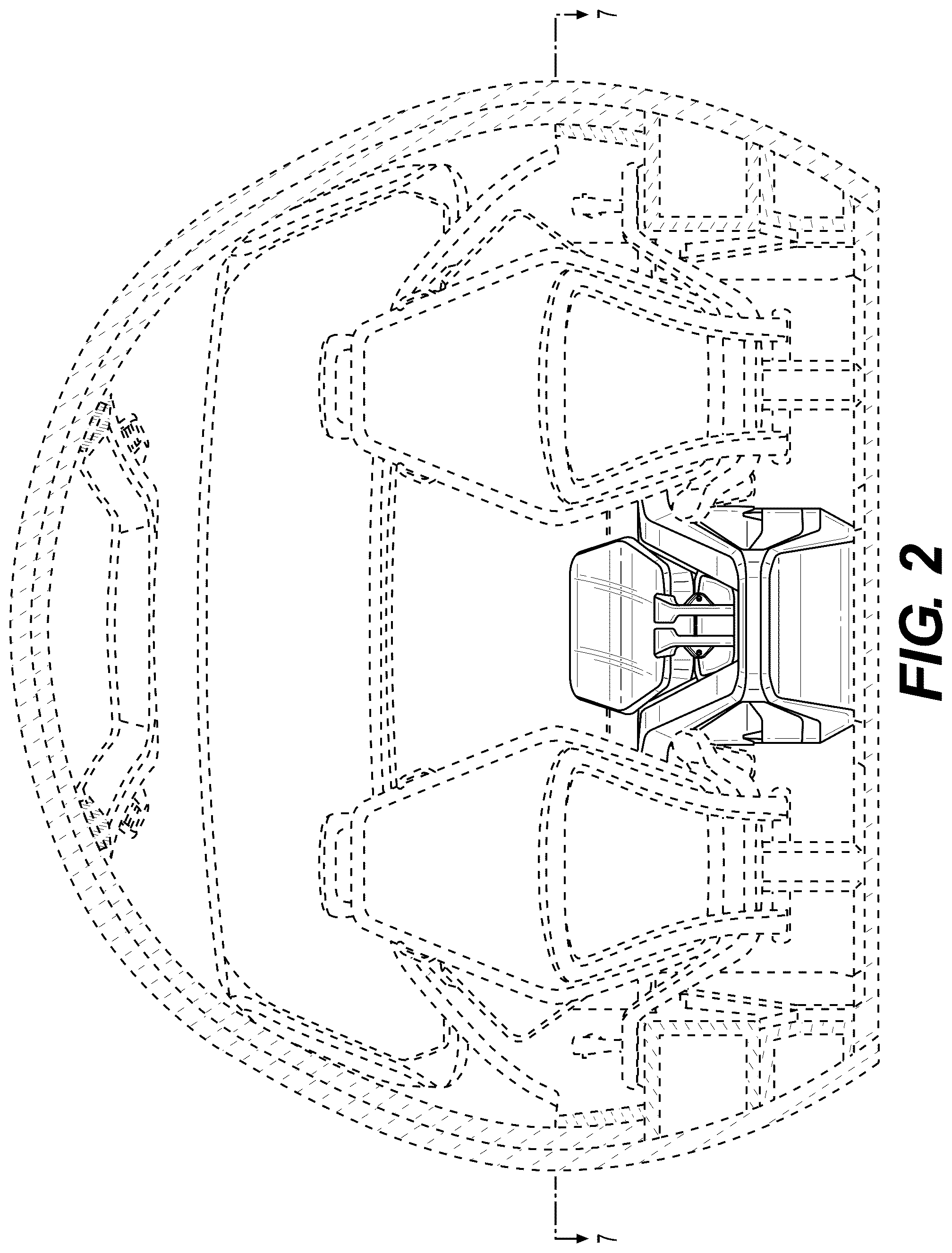 Patent USD1075602 Figure 2 – Center throttle console