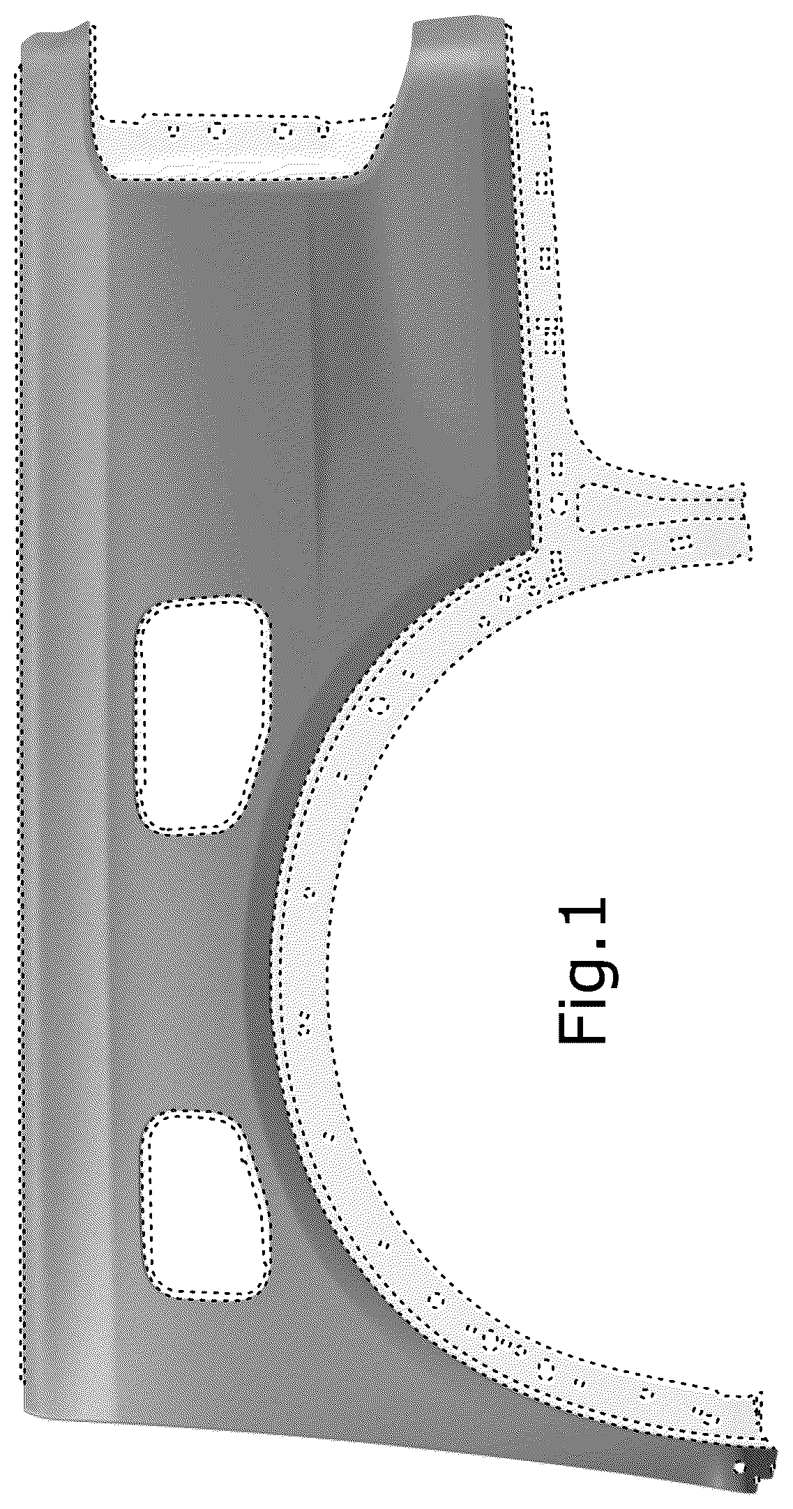 Patent USD1075605 — Vehicle pickup box outer panel — Figure 1