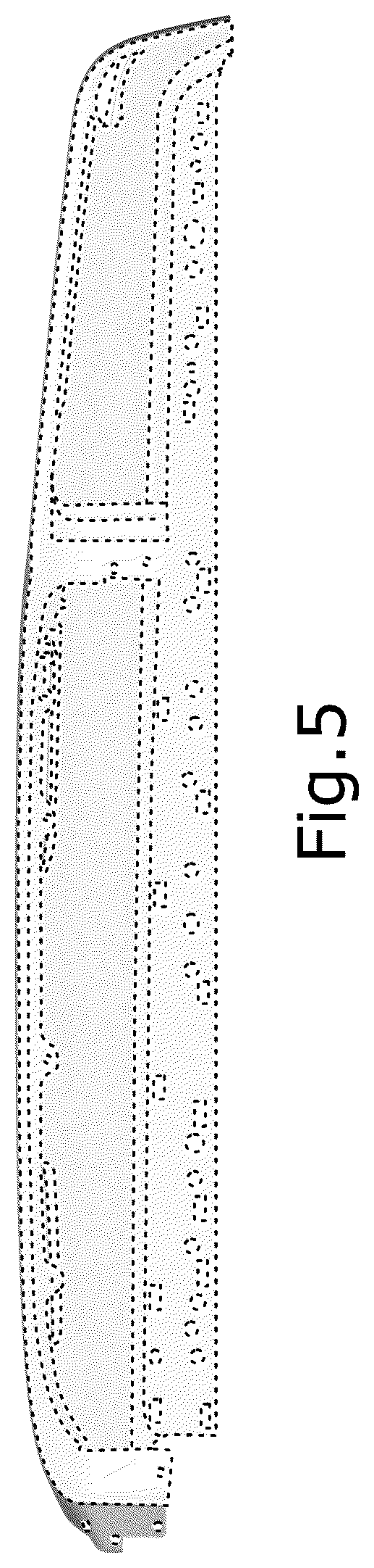 Patent USD1075605 Figure 5 – Vehicle pickup box outer panel
