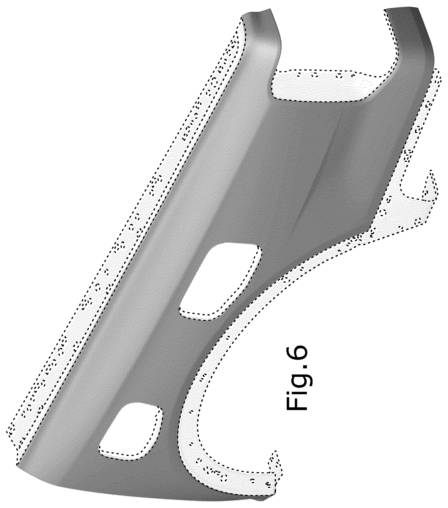 Patent USD1075605 Figure 6 – Vehicle pickup box outer panel