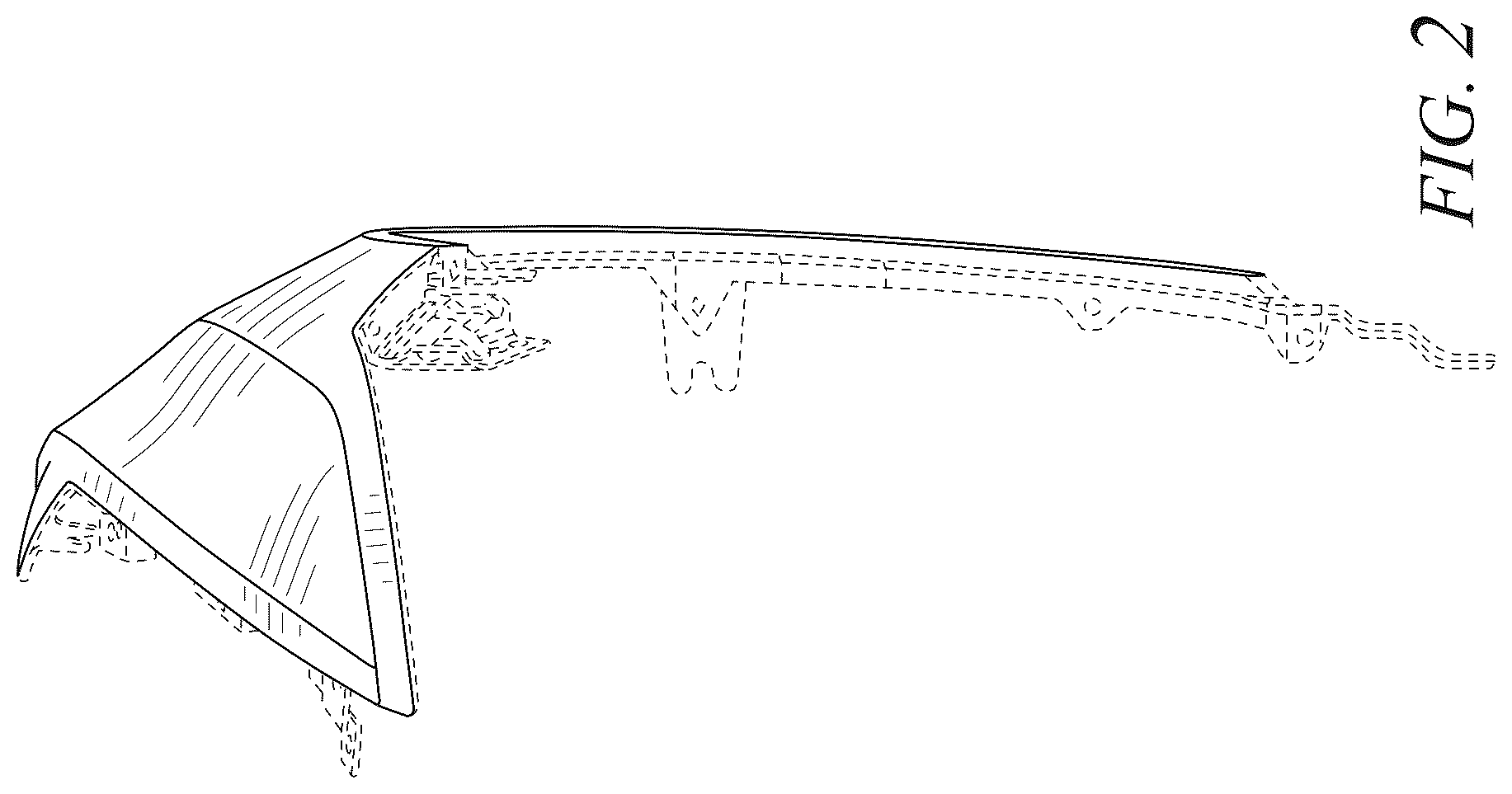 Patent USD1075606 Figure 2 – Vehicle fender