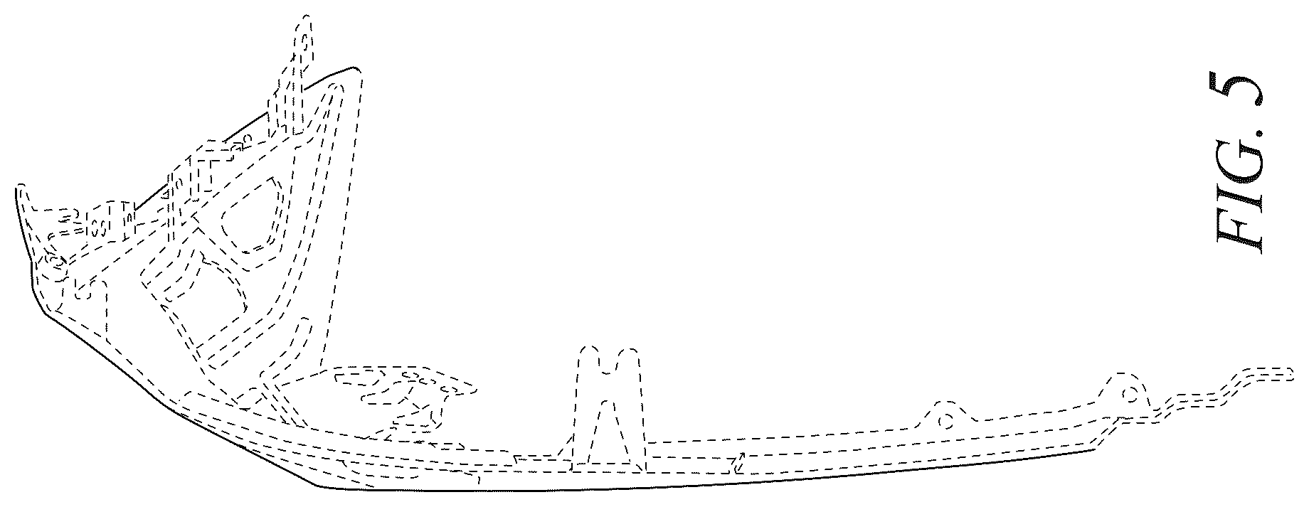 Patent USD1075606 Figure 5 – Vehicle fender