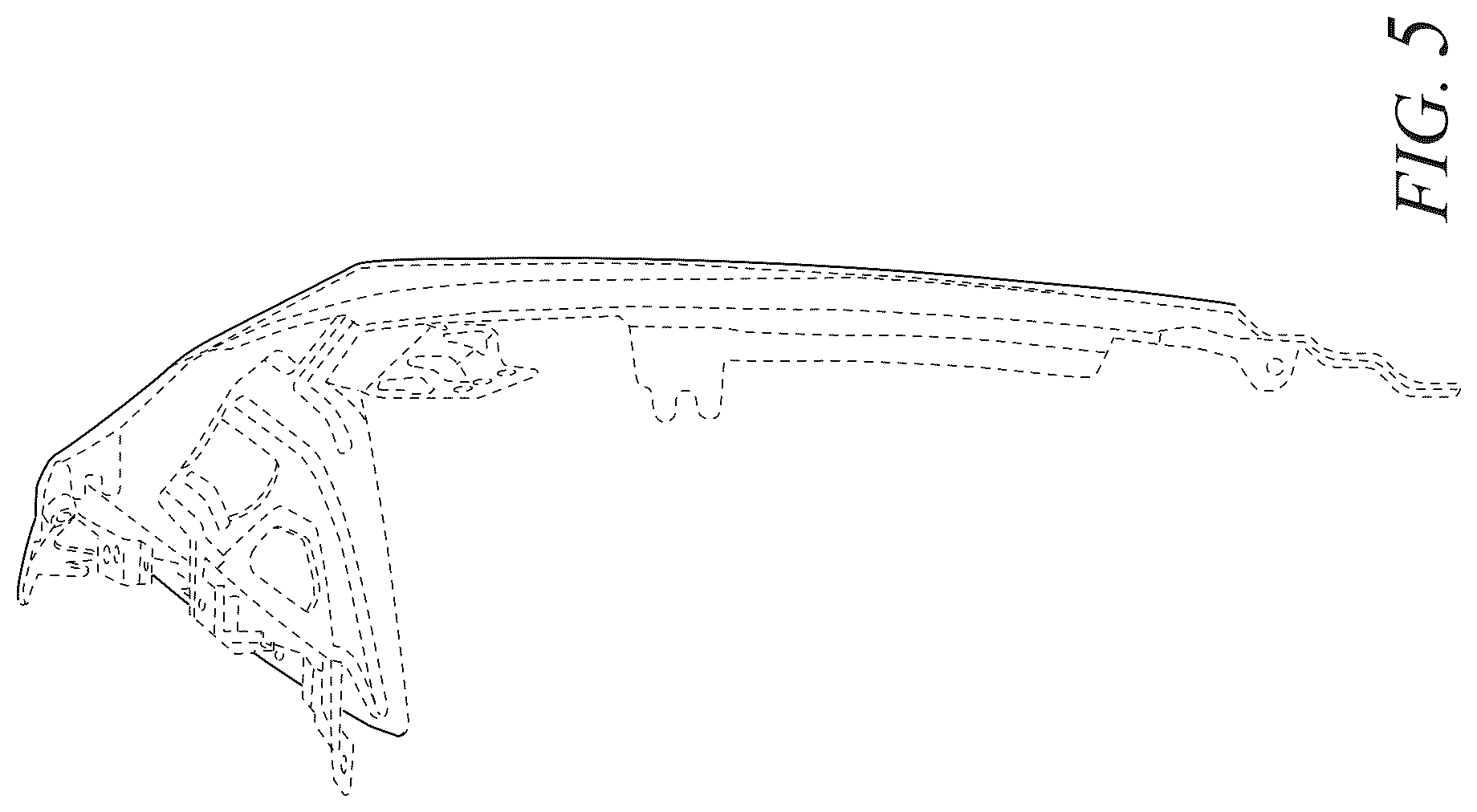 Patent USD1075607 Figure 5 – Vehicle fender