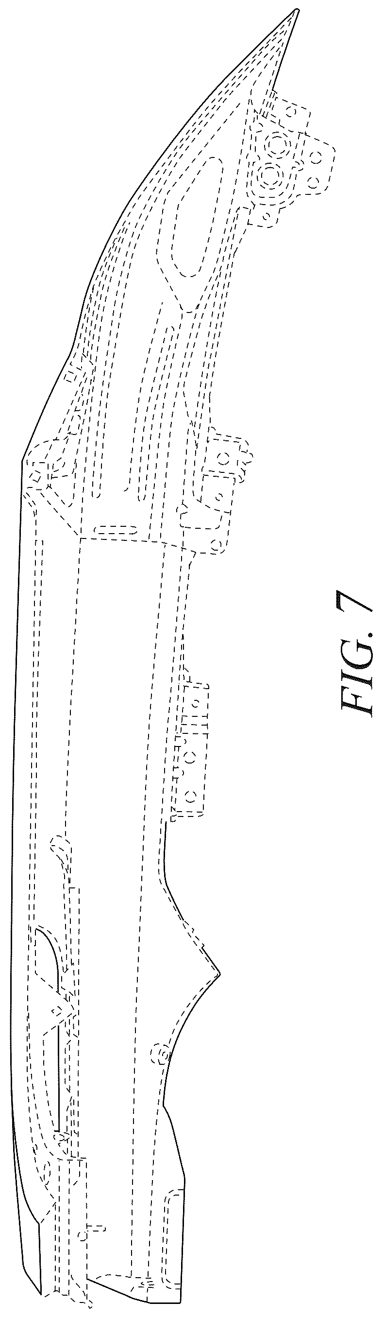 Patent USD1075607 Figure 7 – Vehicle fender