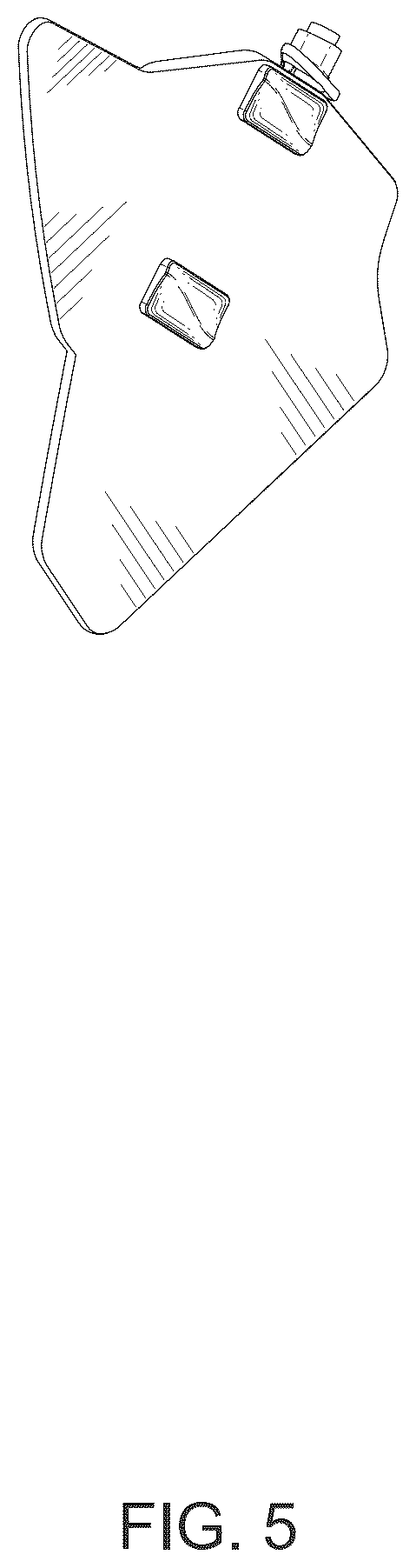 Patent USD1075608 Figure 5 – Motorcycle rear-view mirror under the wind