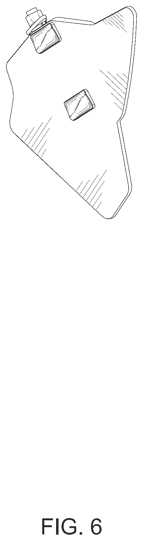 Patent USD1075608 Figure 6 – Motorcycle rear-view mirror under the wind