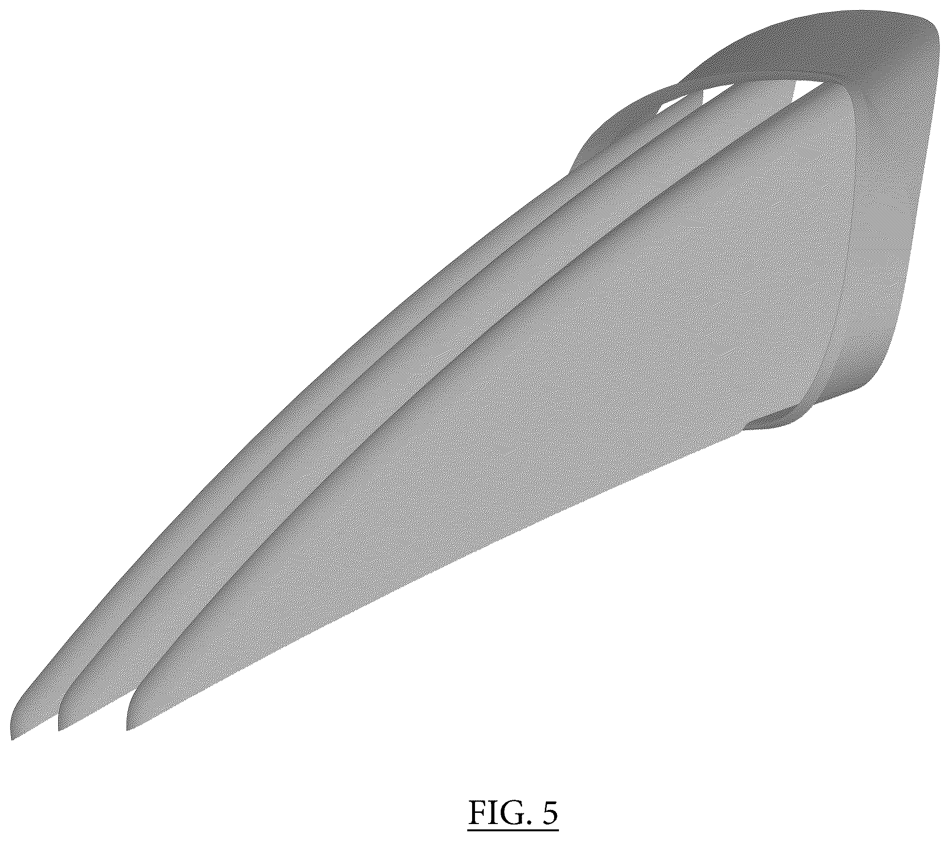 Patent USD1075612 Figure 5 – Vehicle front bumper insert