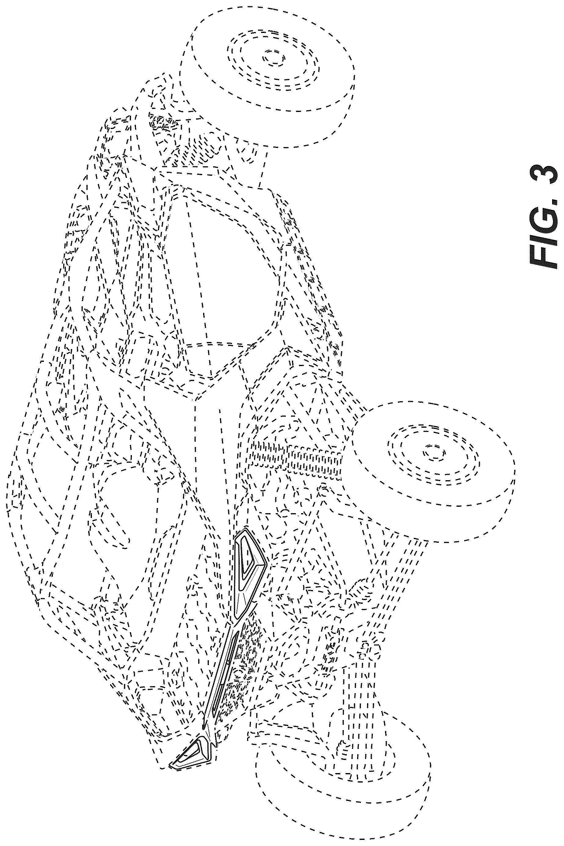 Patent USD1075613 Figure 3 – Vehicle rear fascia