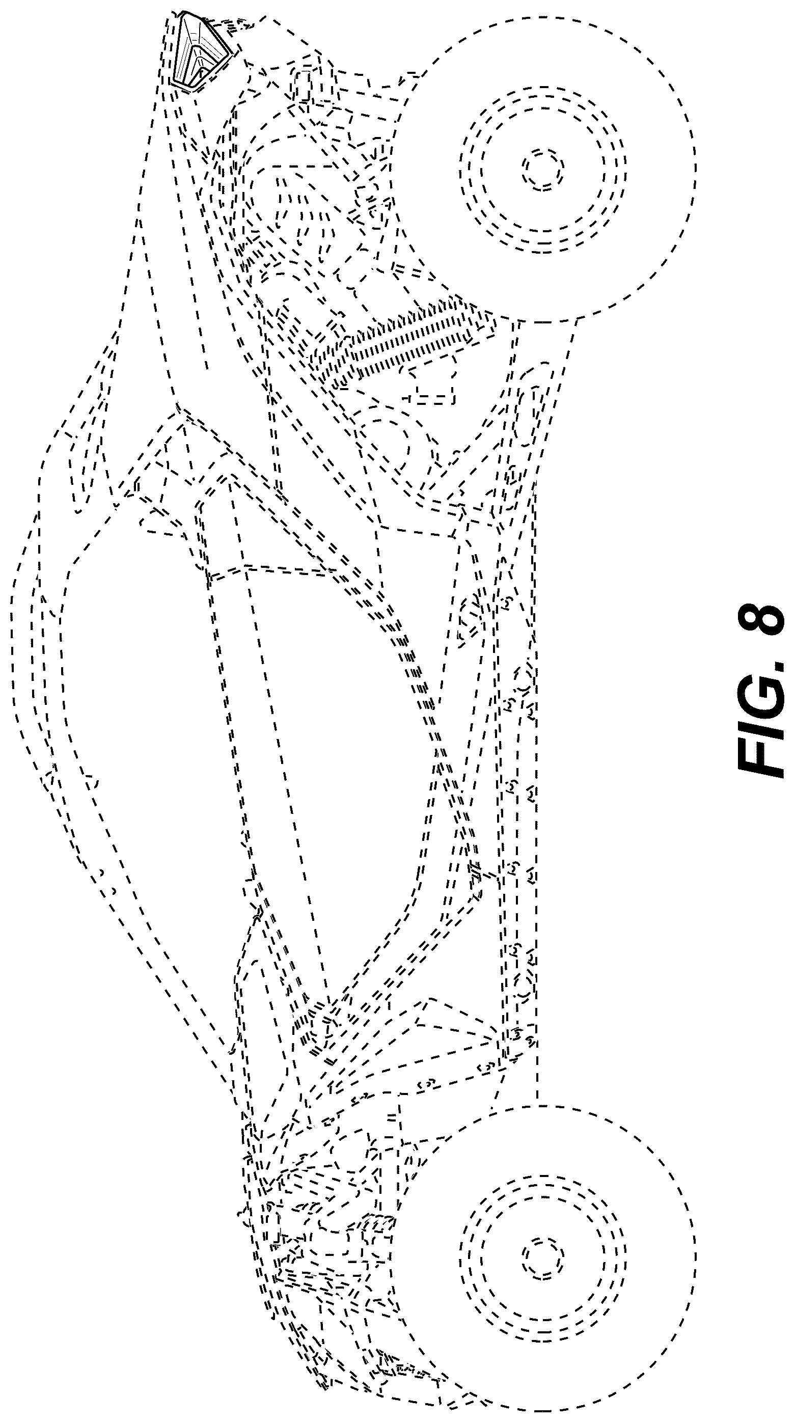 Patent USD1075613 Figure 8 – Vehicle rear fascia