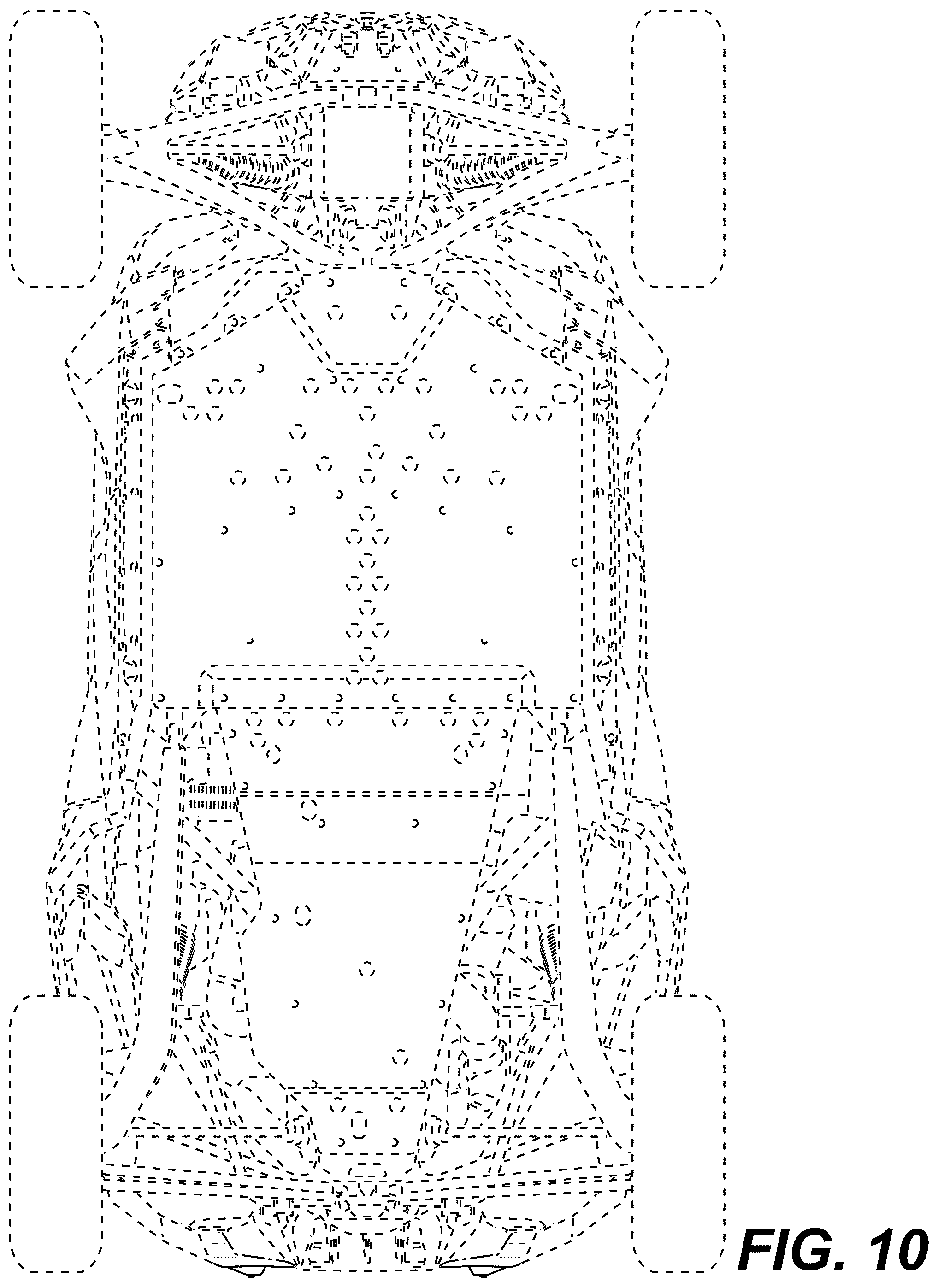 Patent USD1075613 Figure 10 – Vehicle rear fascia