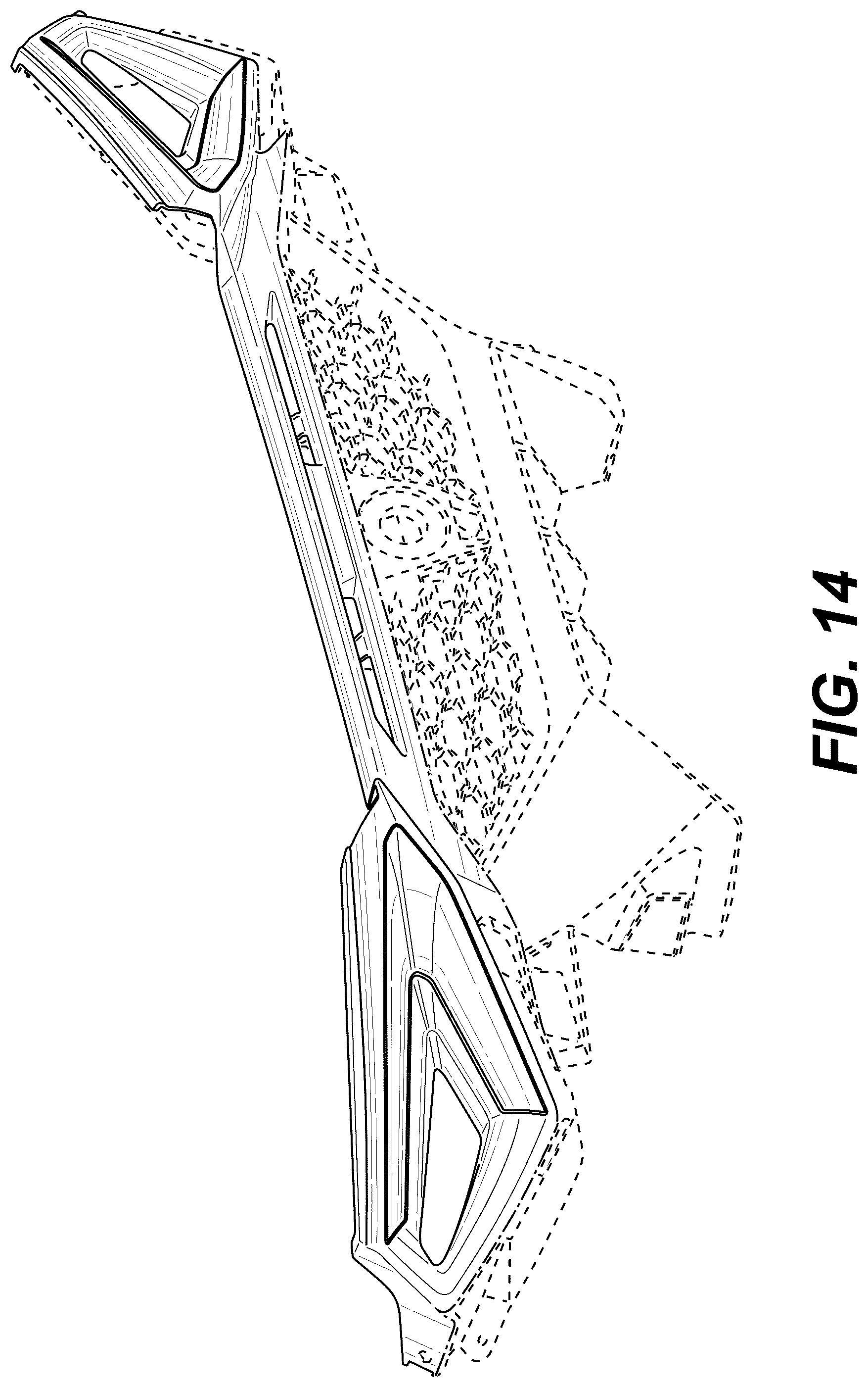 Patent USD1075613 Figure 14 – Vehicle rear fascia