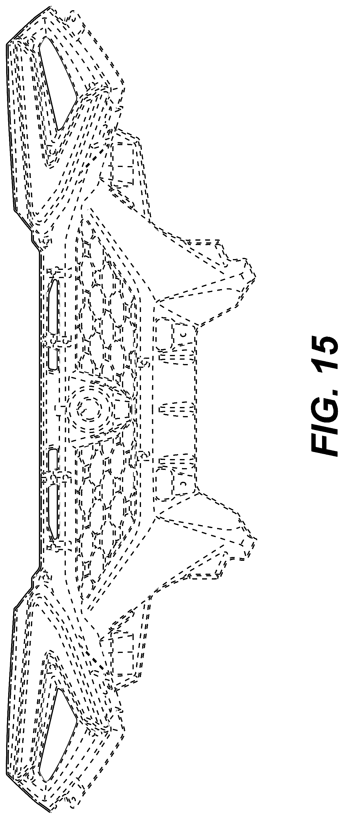 Patent USD1075613 Figure 15 – Vehicle rear fascia