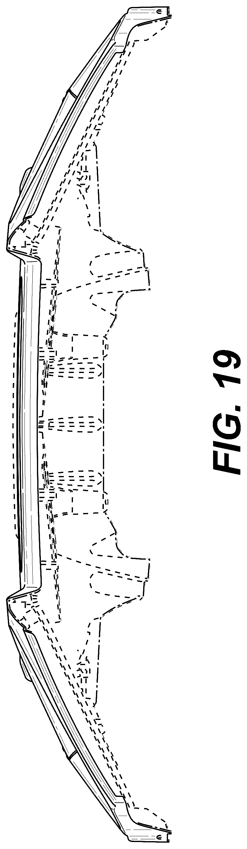 Patent USD1075613 Figure 19 – Vehicle rear fascia