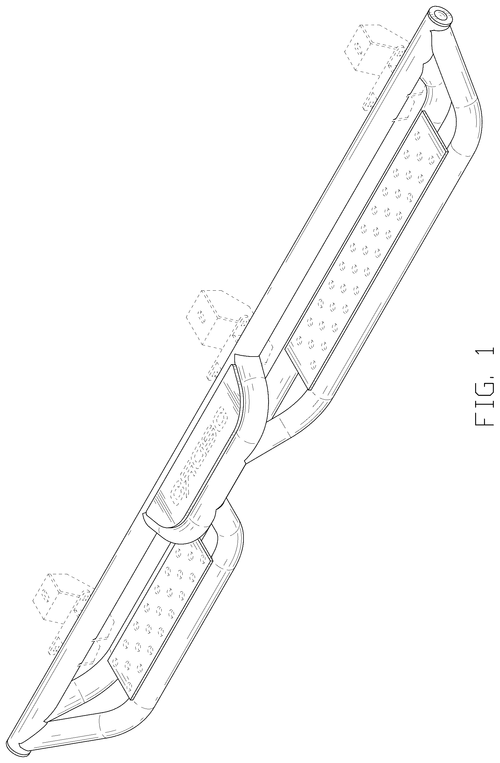 Patent USD1075614 Figure 1 – Running board