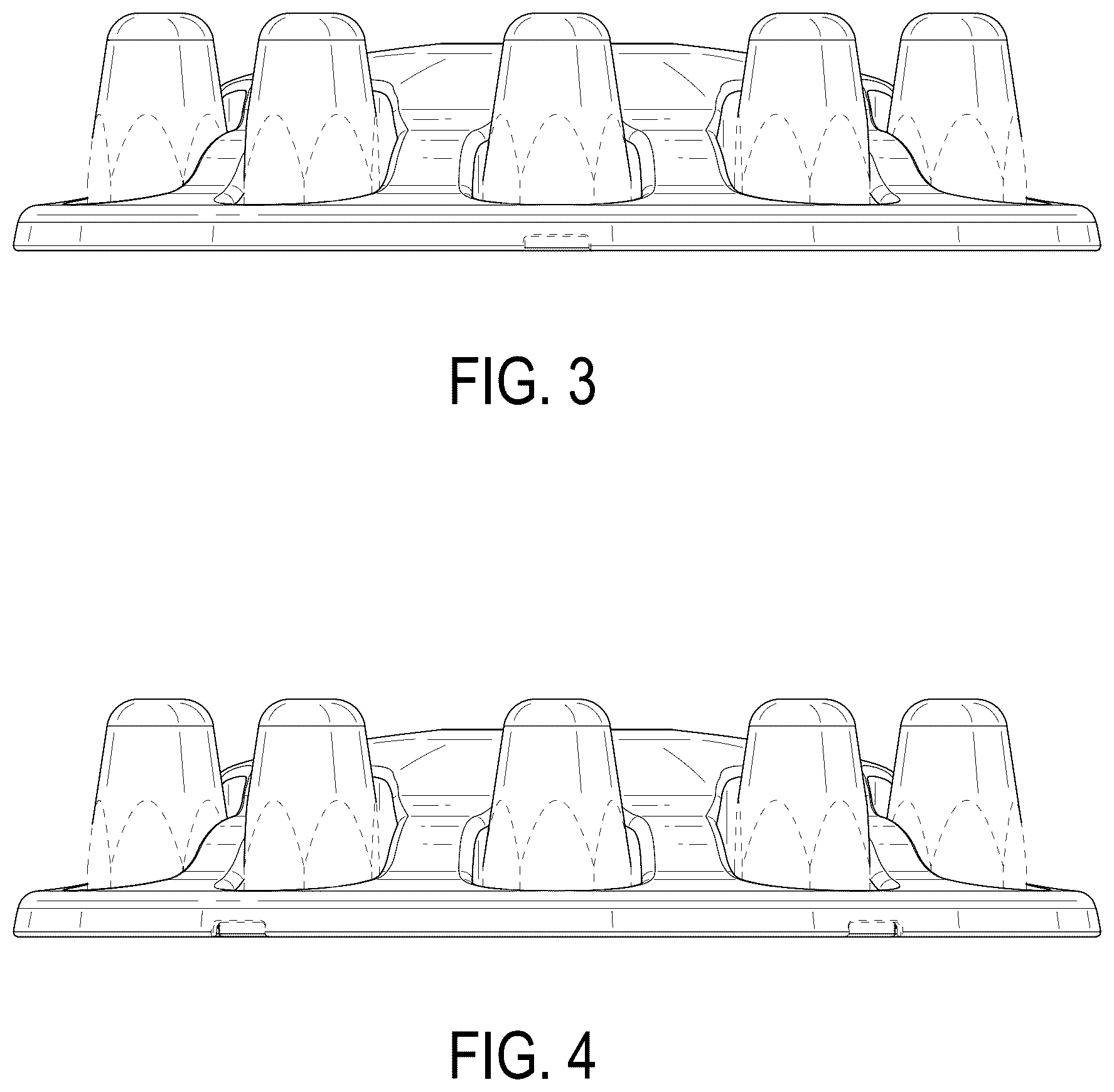 Patent USD1075615 Figure 3 – Vehicle wheel hub cover