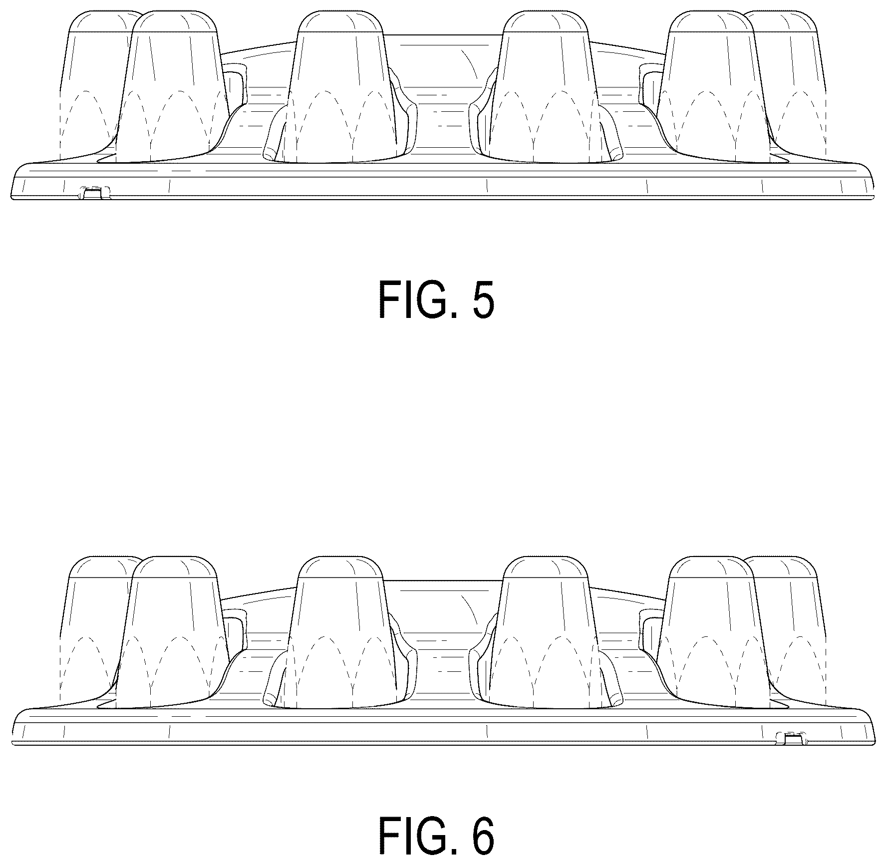 Patent USD1075615 Figure 4 – Vehicle wheel hub cover