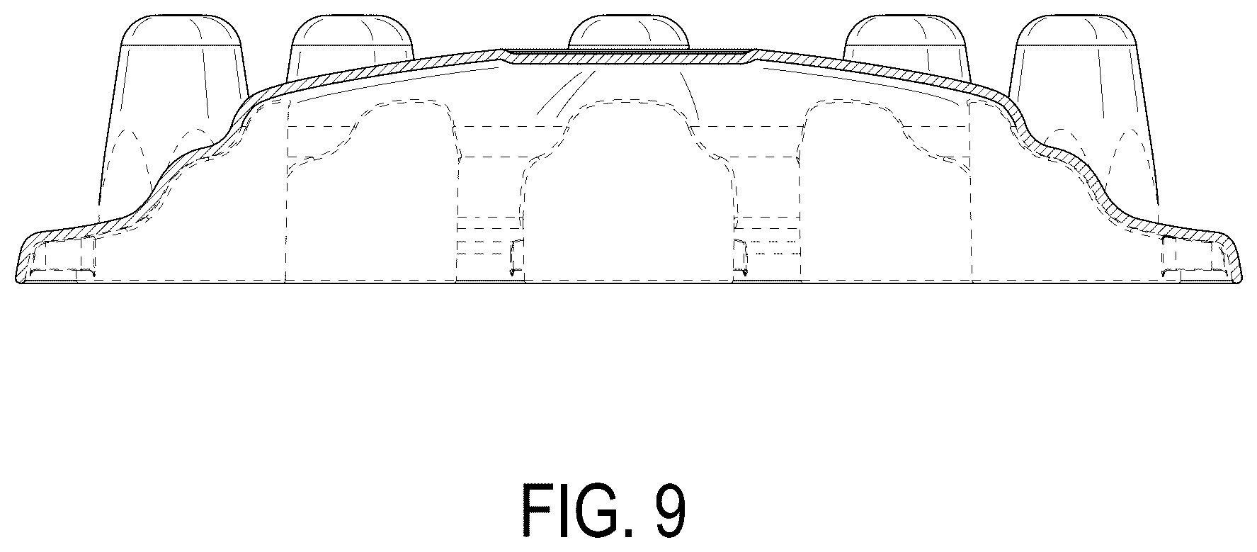 Patent USD1075615 Figure 7 – Vehicle wheel hub cover
