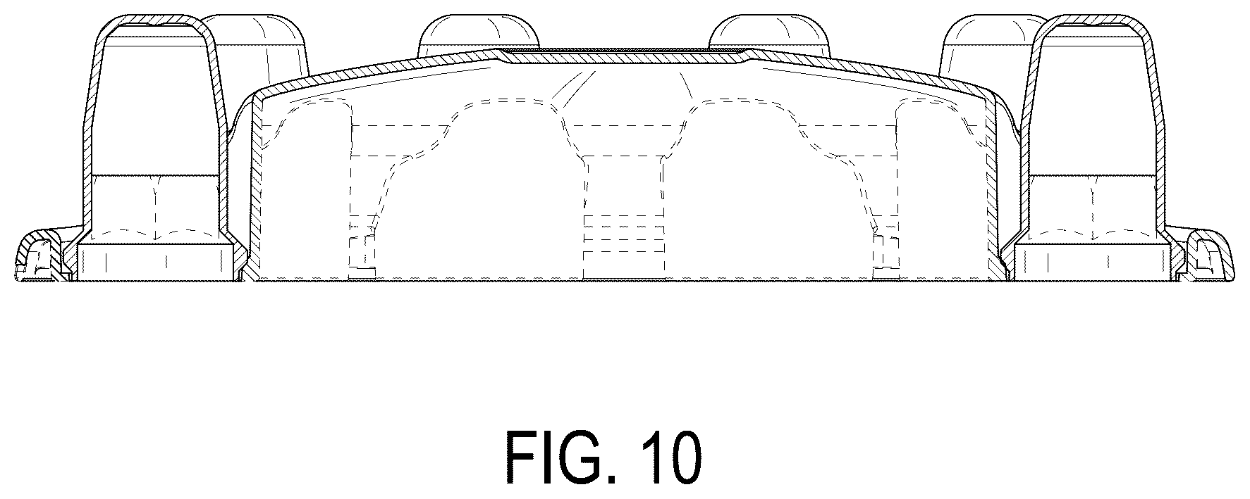Patent USD1075615 Figure 8 – Vehicle wheel hub cover
