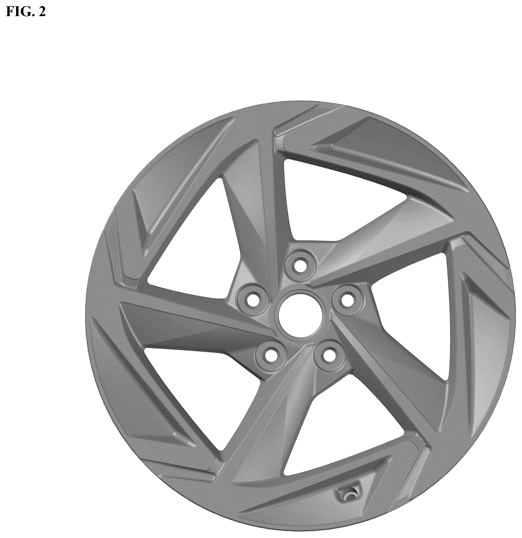 Patent USD1075617 Figure 2 – Wheel for automobile