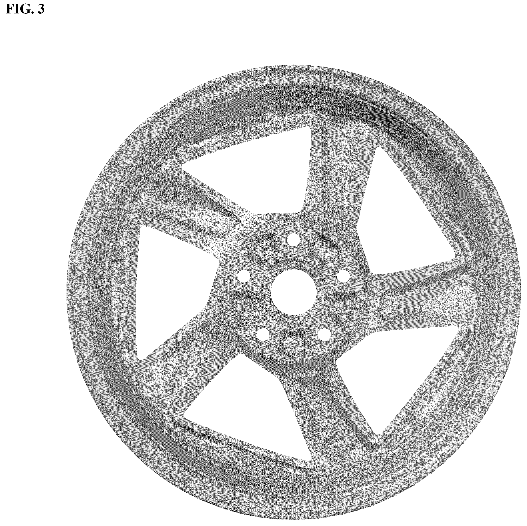 Patent USD1075617 Figure 3 – Wheel for automobile