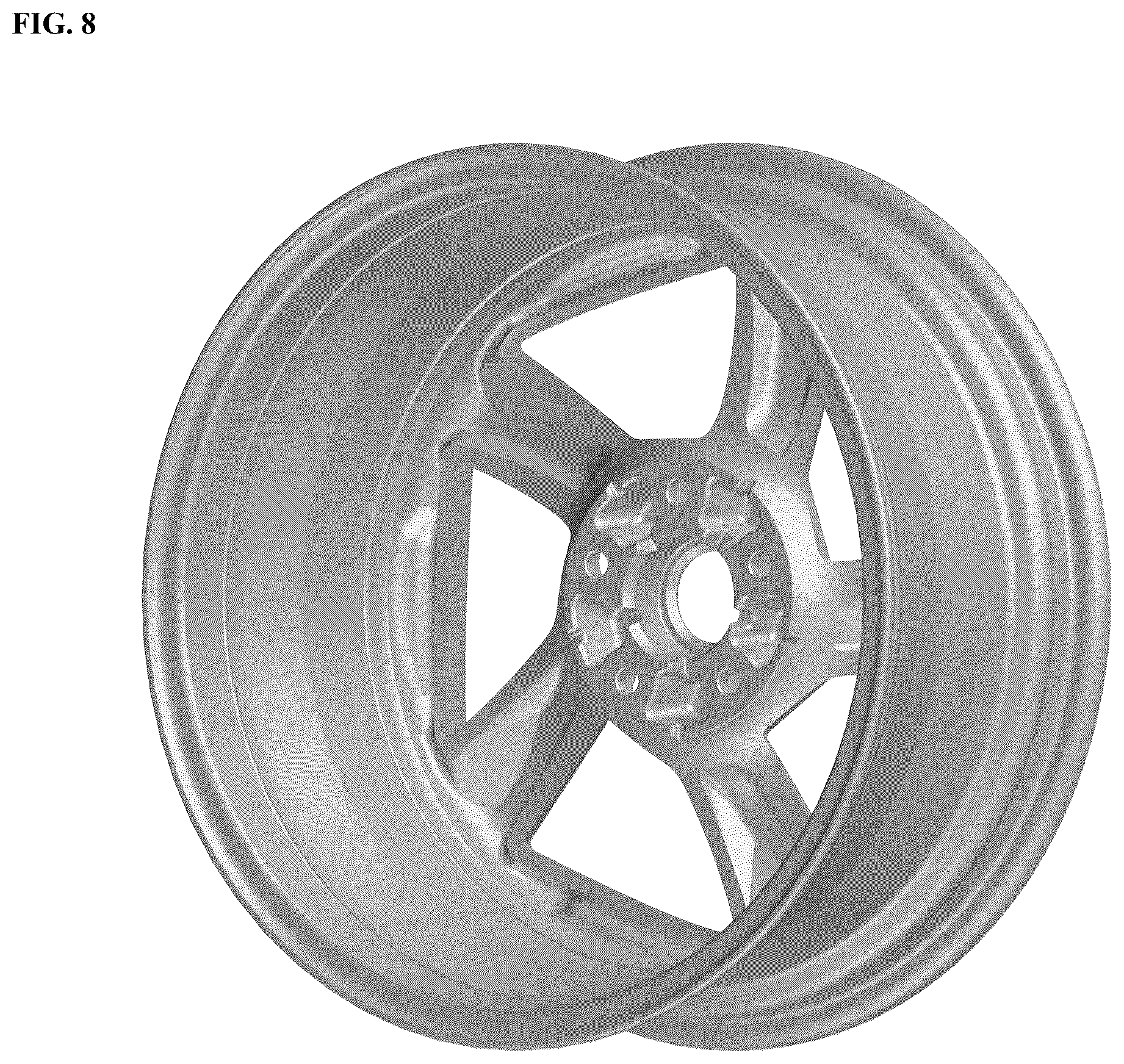 Patent USD1075617 Figure 8 – Wheel for automobile