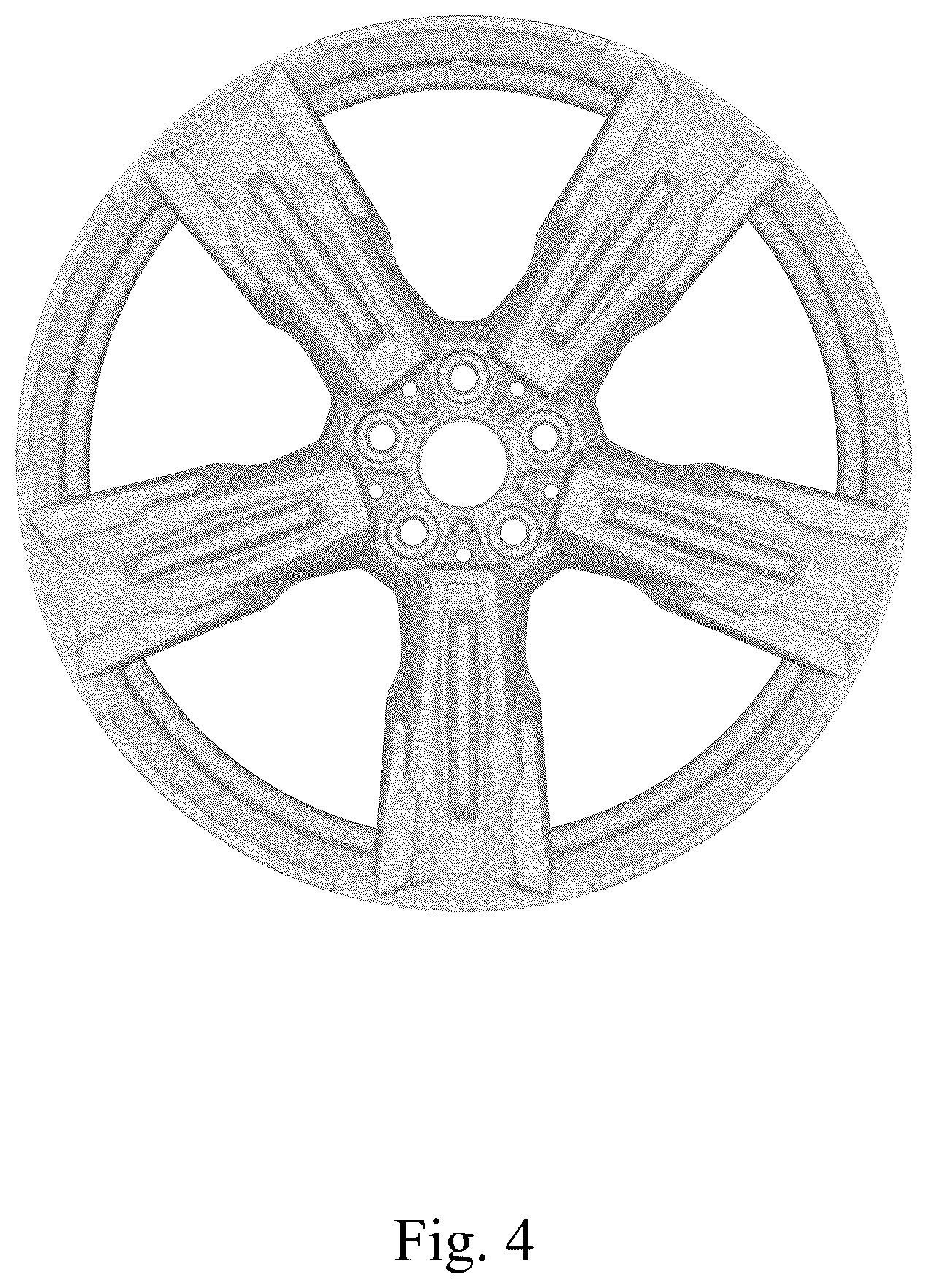 Patent USD1075620 Figure 4 – Vehicle wheel, toy vehicle wheel, and/or replicas thereof