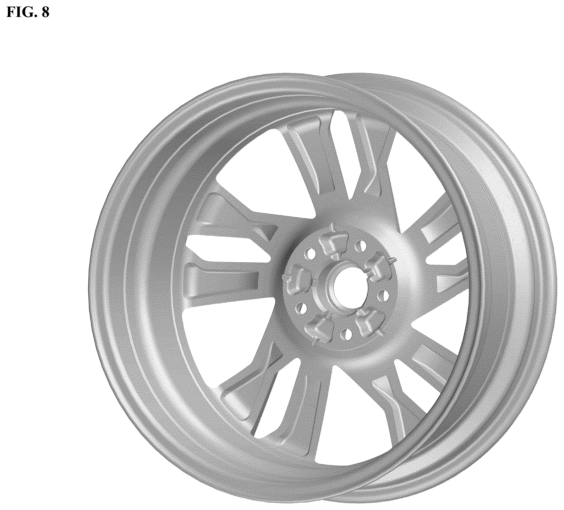 Patent USD1075622 Figure 8 – Wheel for automobile