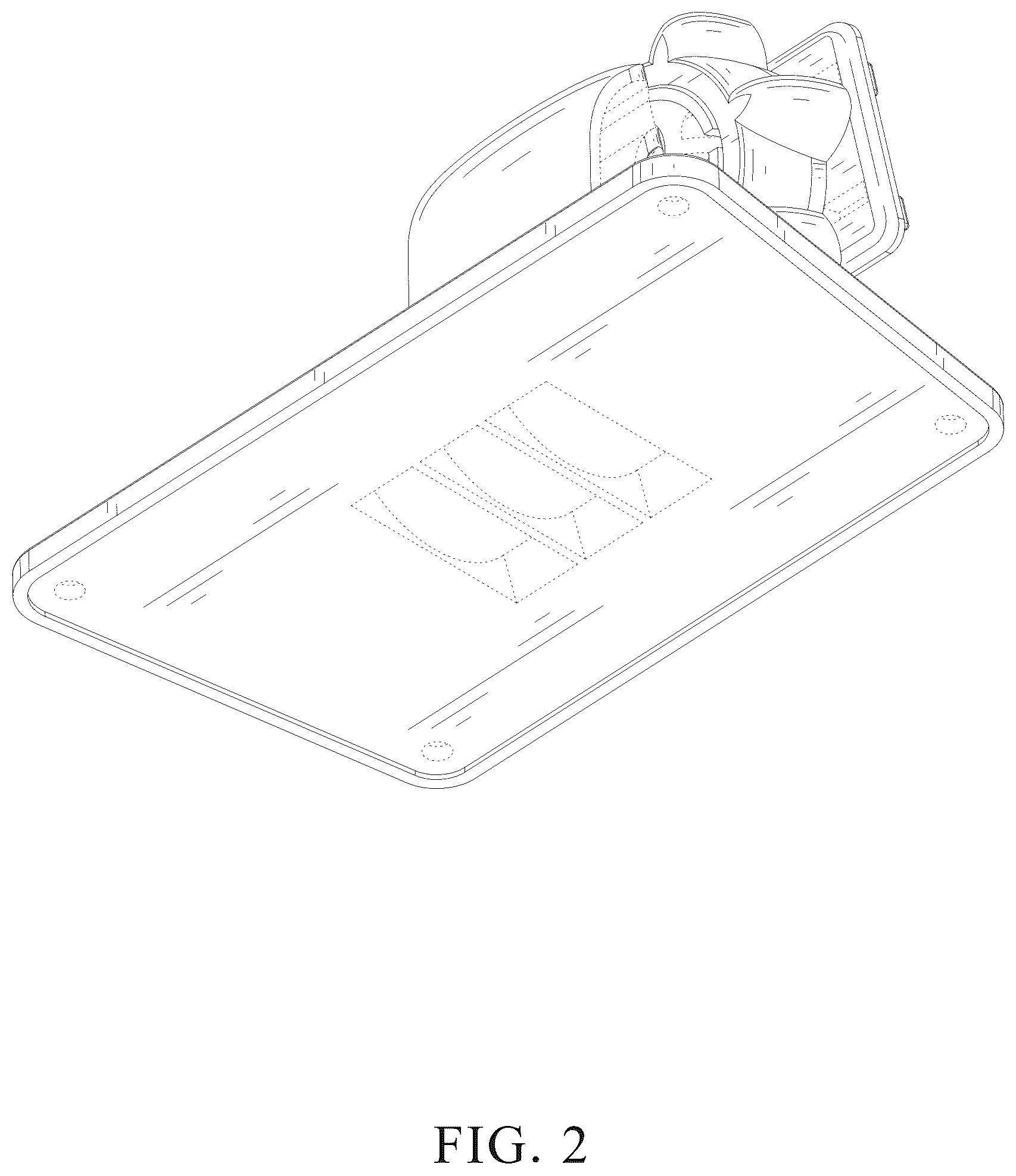Patent USD1075623 Figure 2 – Vehicle bracket