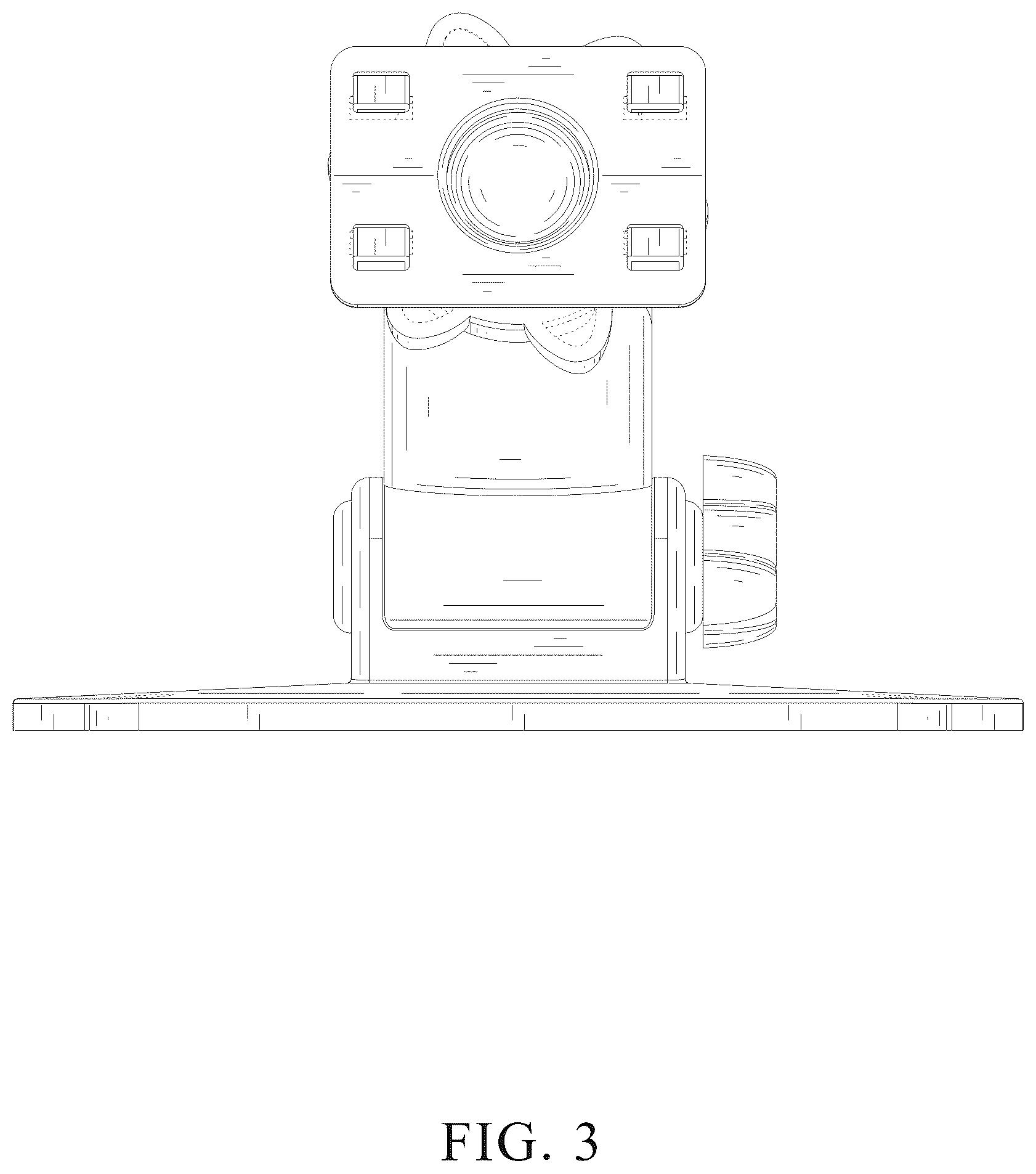 Patent USD1075623 Figure 3 – Vehicle bracket