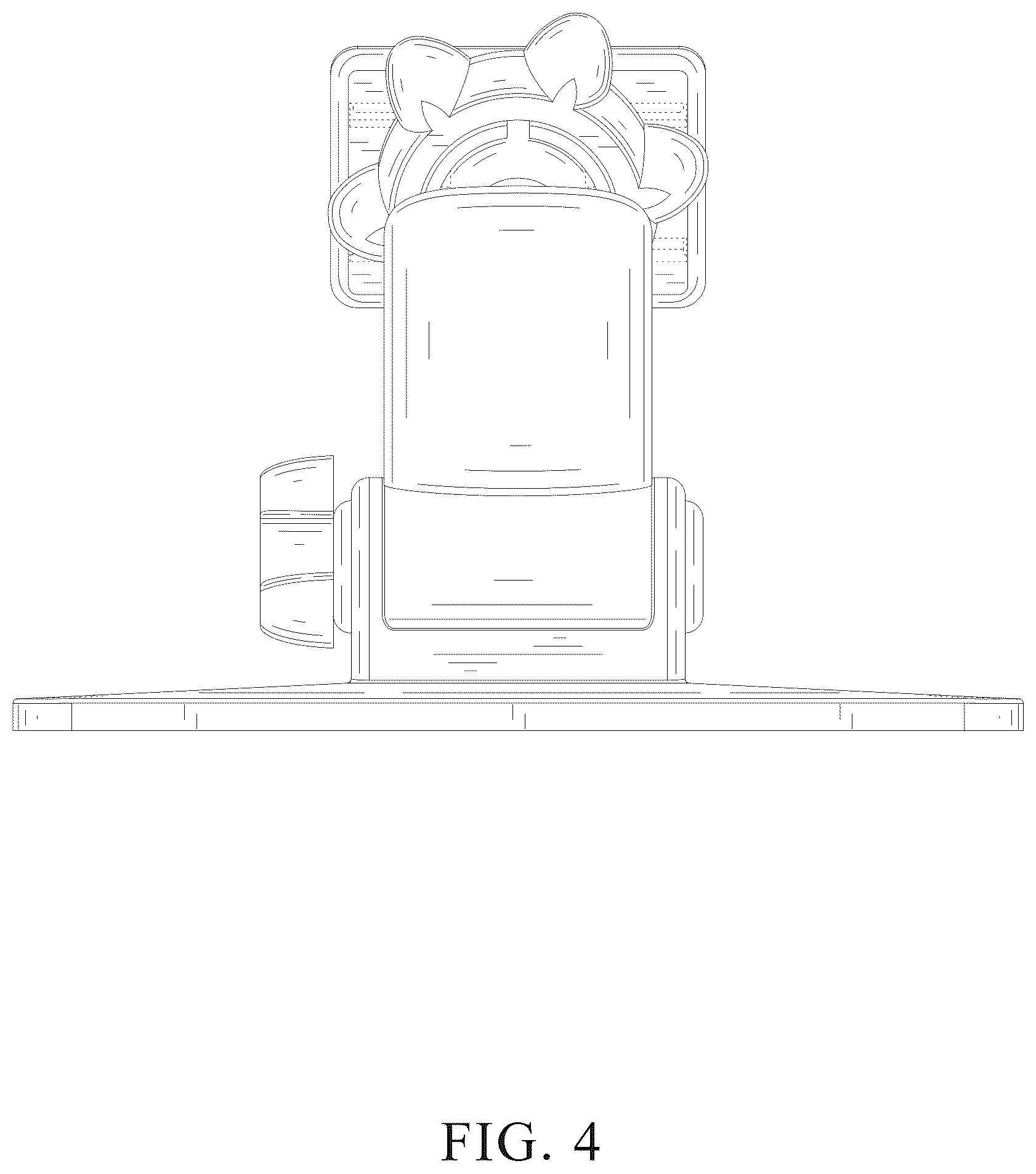 Patent USD1075623 Figure 4 – Vehicle bracket