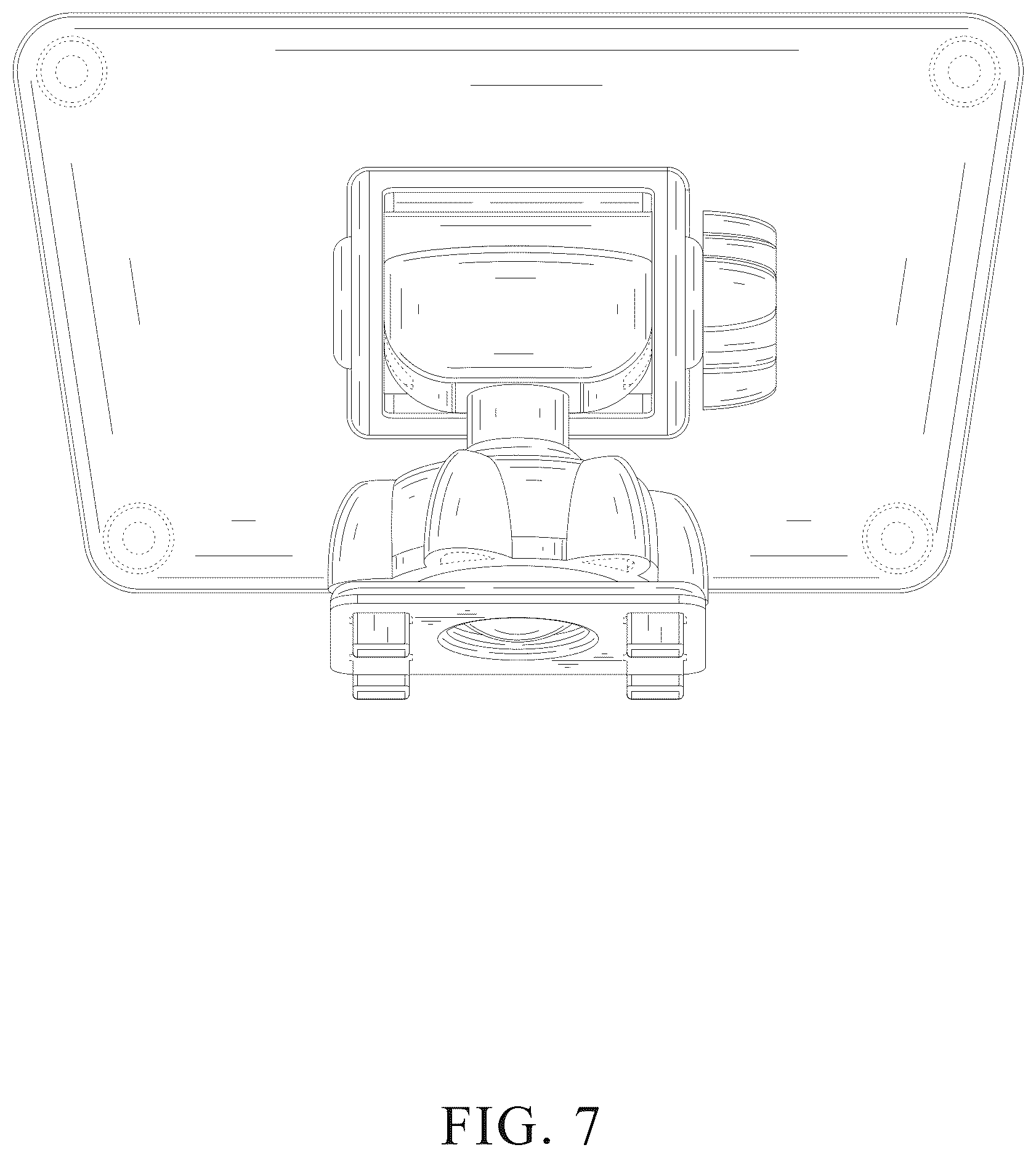 Patent USD1075623 Figure 7 – Vehicle bracket