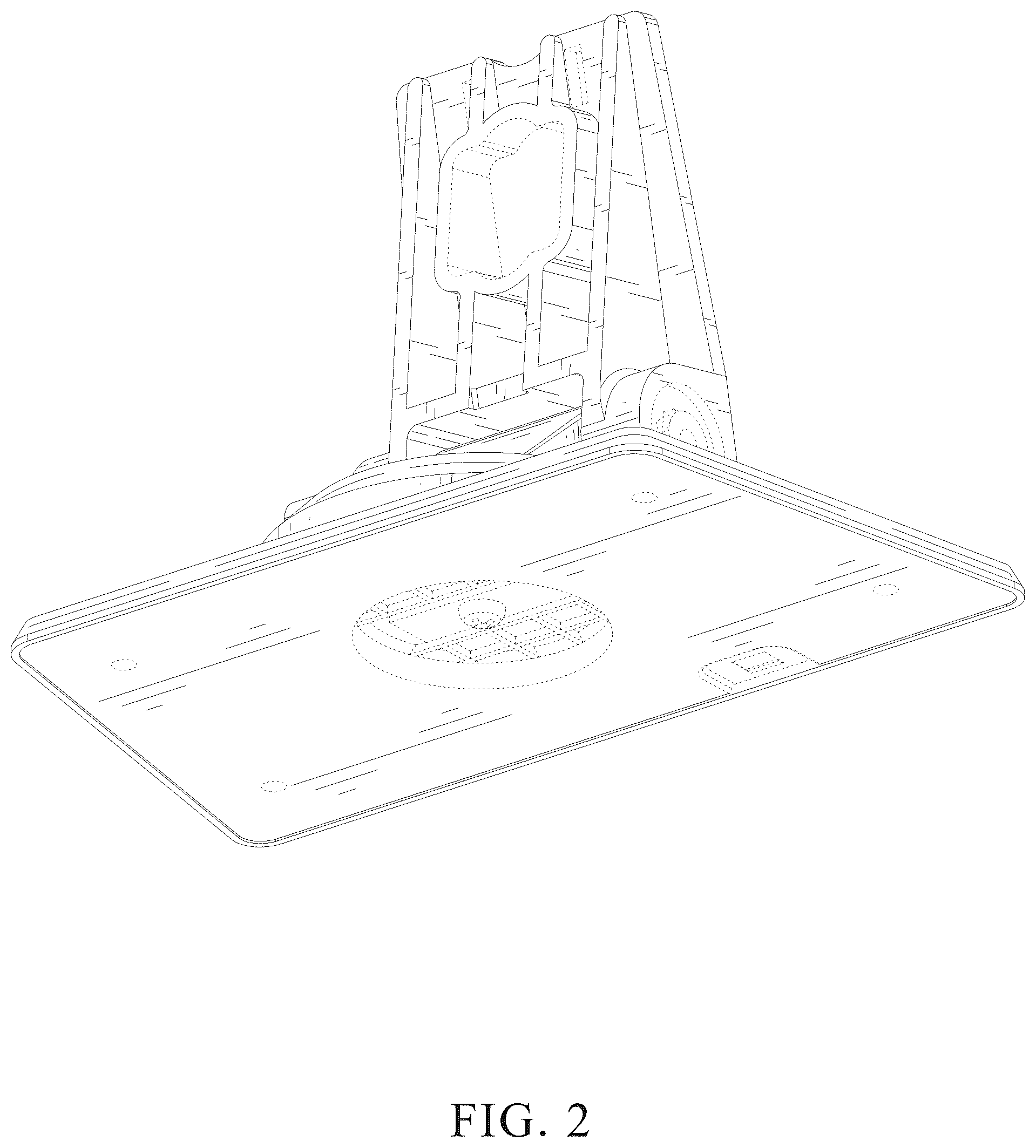 Patent USD1075624 Figure 2 – Vehicle bracket