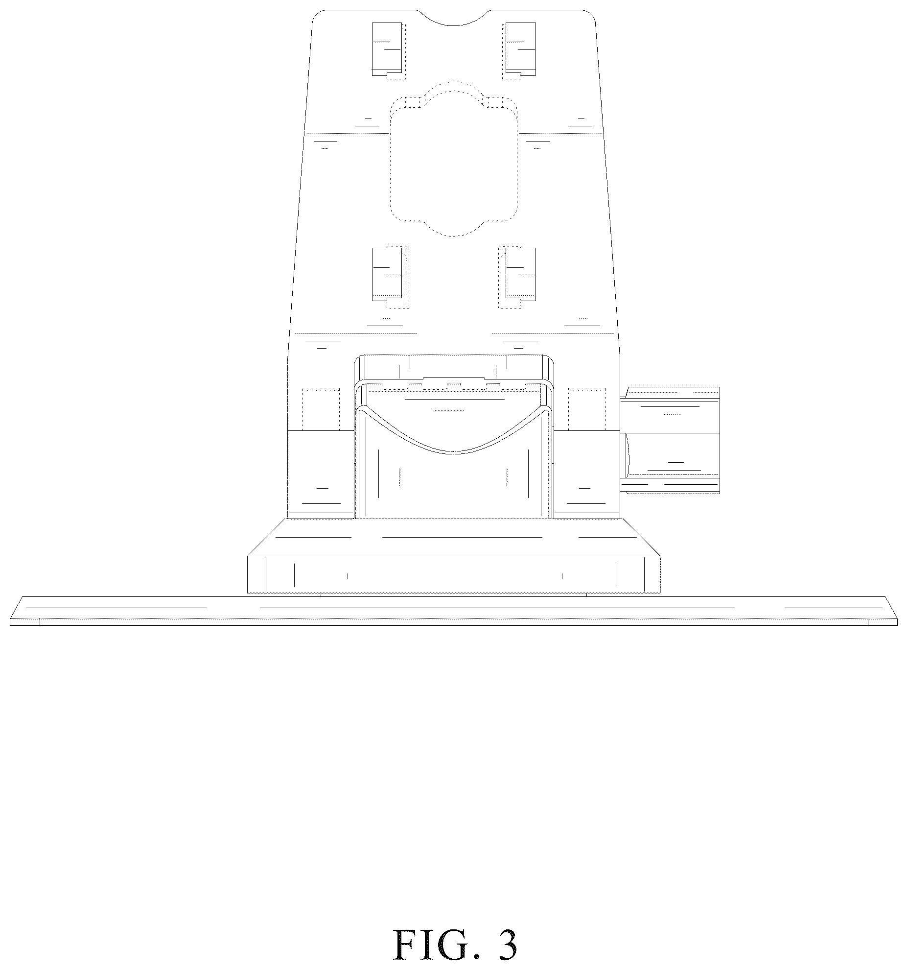Patent USD1075624 Figure 3 – Vehicle bracket